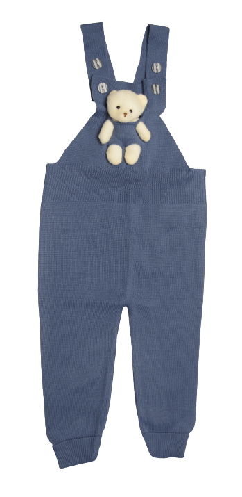 Wear Sierra Overall Bear Pattern Unisex Pants For Babies And Kids, Cute Design Outfit For Babies - Wear Sierra