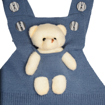 Wear Sierra Overall Bear Pattern Unisex Pants For Babies And Kids, Cute Design Outfit For Babies - Wear Sierra