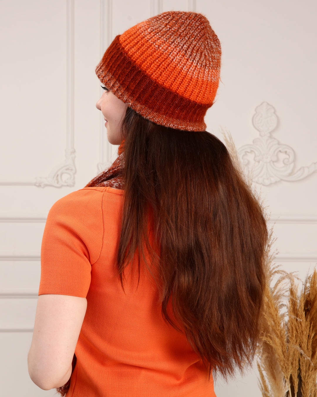Knitted Beanie and Scarf Set - Girl's Cozy Hat Scarf - Trending Fashion Outfit for Winter - Wear Sierra