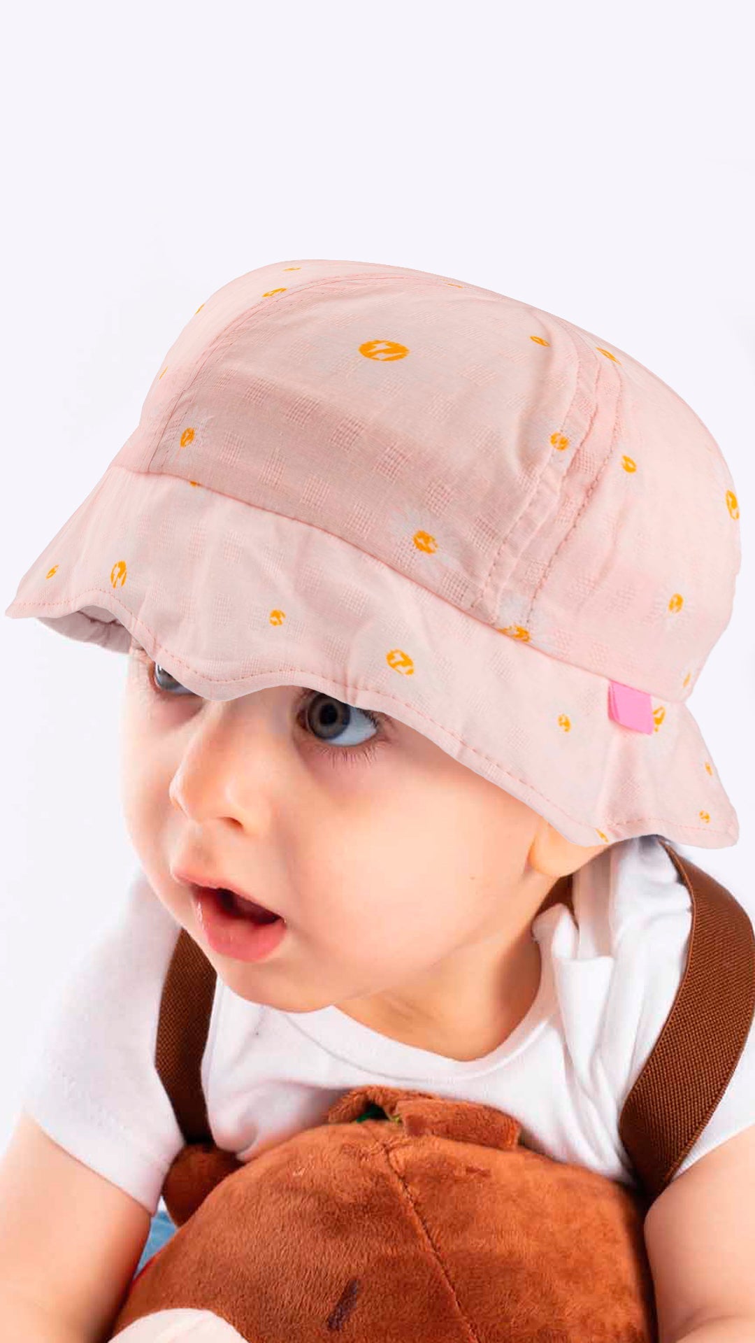 Breathable Overall Print 4-8 Years-Kids Cap