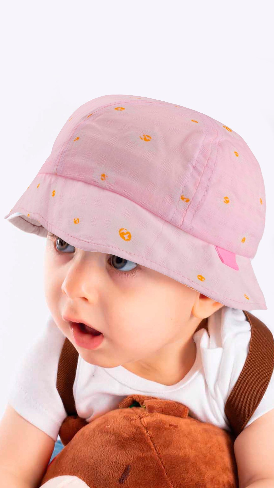 Breathable Overall Print 4-8 Years-Kids Cap