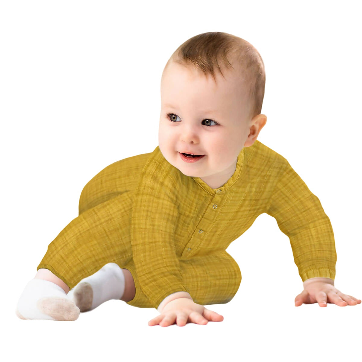 Newborn Romper, Toddler Romper, Newborn One-Piece Jumper, Toddler One-Piece Jumper, 100% Cotton Muslin, Beberotti Baby's Romper - Wear Sierra