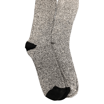 Marled Twisted Yarn Big and Tall Men 2 Pair Pack Midweight Socks