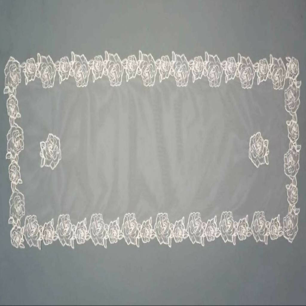 Moonlight Rose Runner Set, 8pc, 10pc, 18pc, Square, Rectangular, Bistro Table, Side Table, Night Stand - Wear Sierra