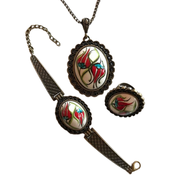 Floral Theme Bracelets - Jewelry Set - Bracelets for Women's & Girls - Wear Sierra