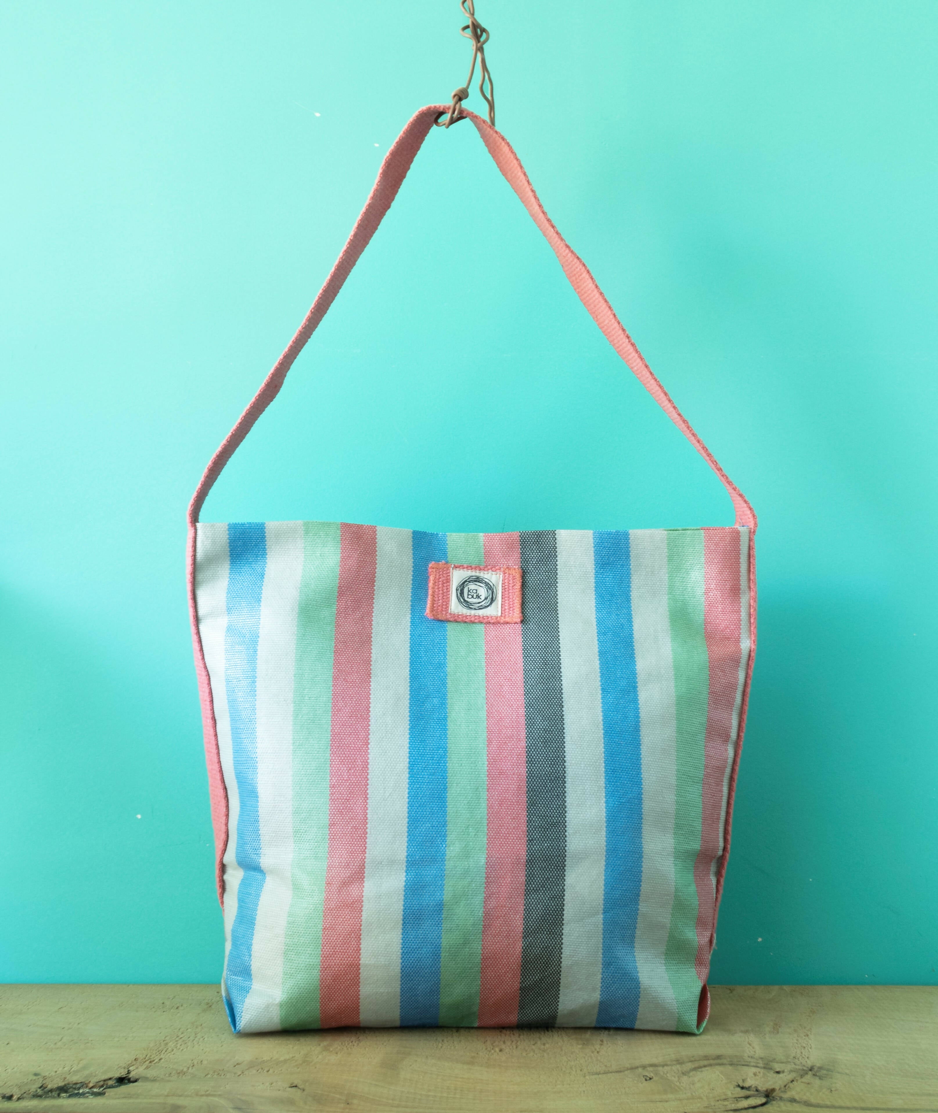 Reusable Large Shopping Bags, Colorful Planet Earth Friendly, Ecofriendly Handmade Bag for Work, Baby or Outdoor Activities - Wear Sierra