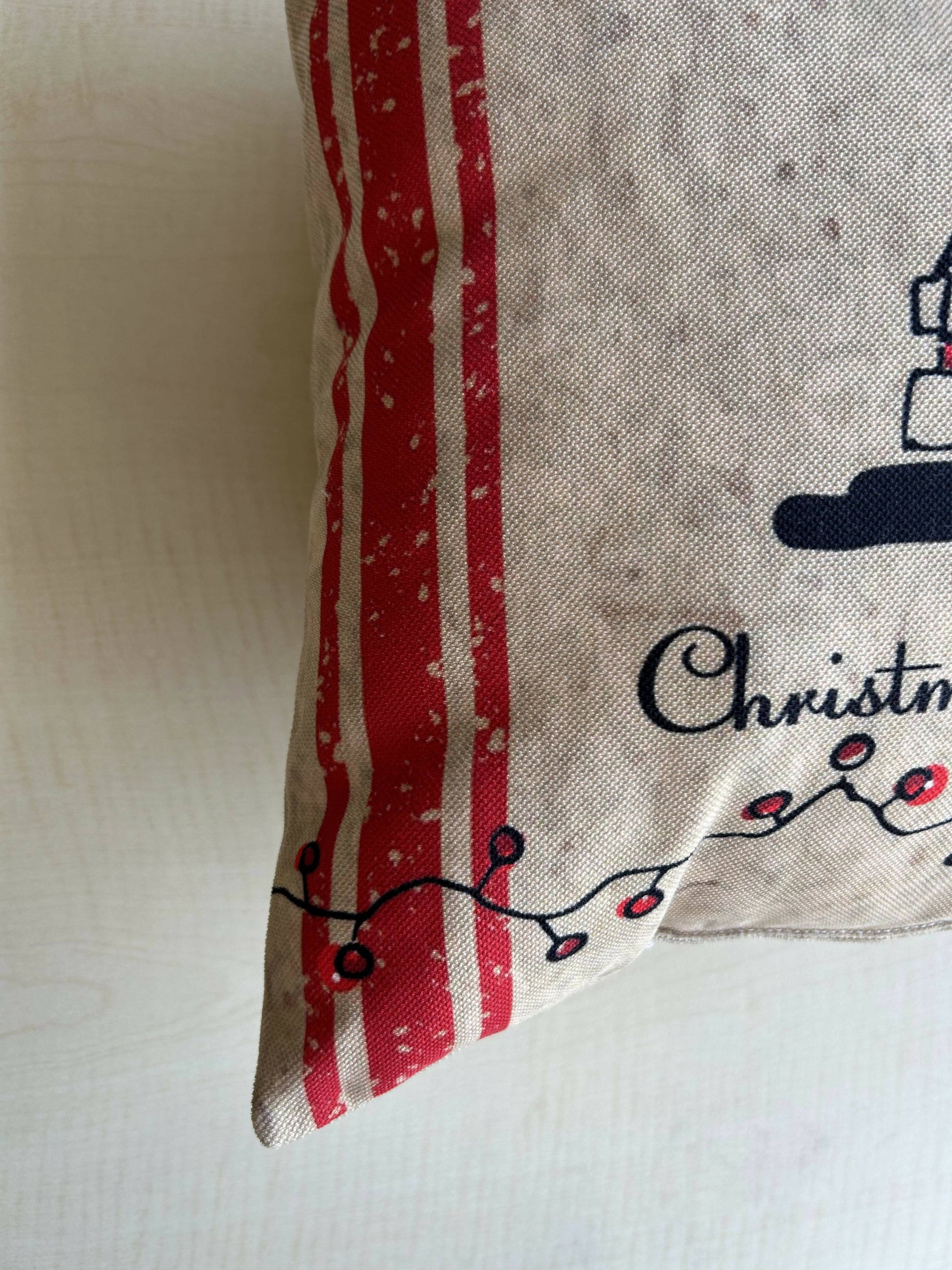 Christmas Car Pattern Pillow Cover, Holiday Pillow Cover - Wear Sierra