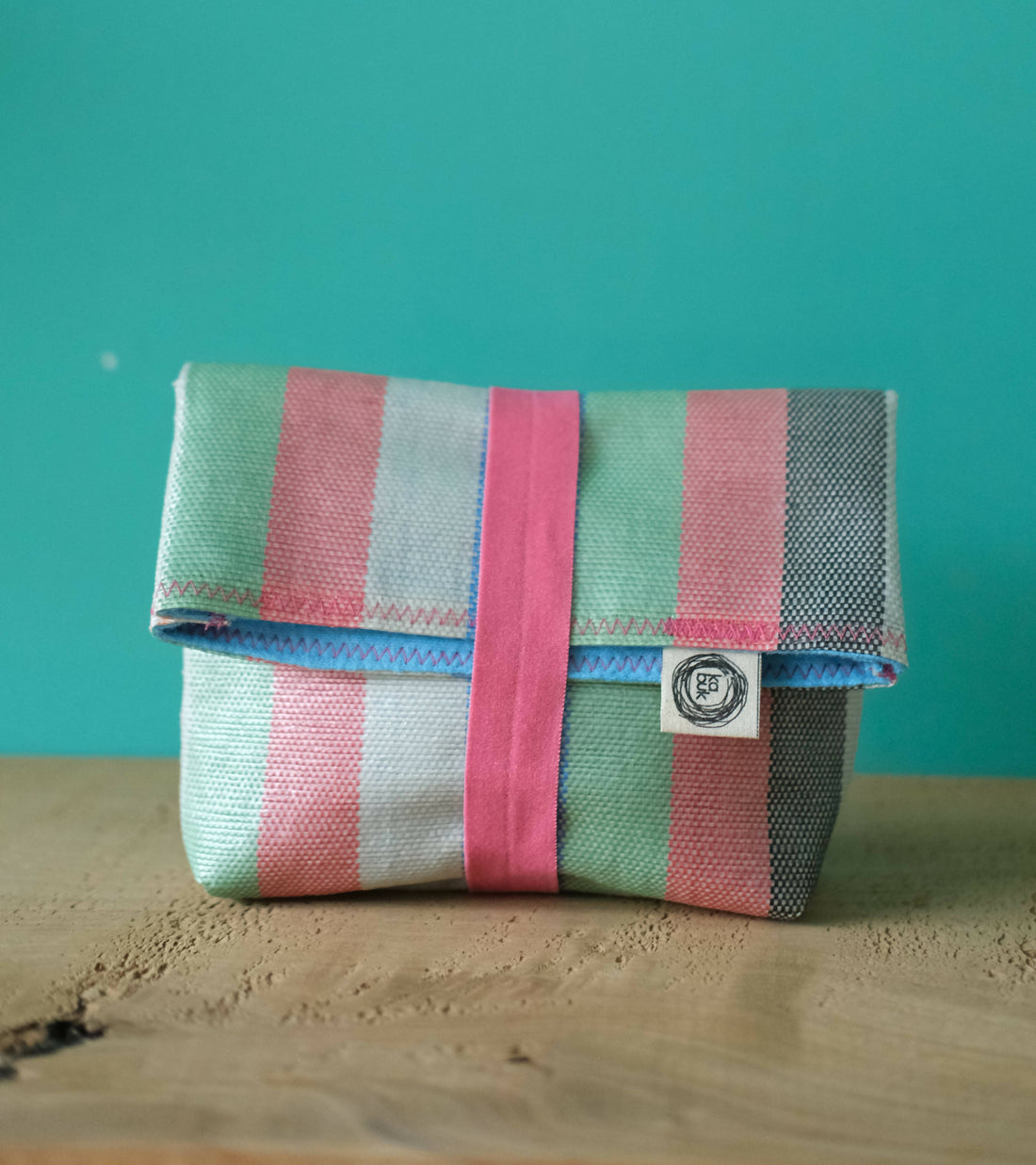 Small Make Up Bag, Ecofriendly Colorful Money and ID Wallet, Planet Earth Friendly Handmade Small Reusable Bag - Wear Sierra