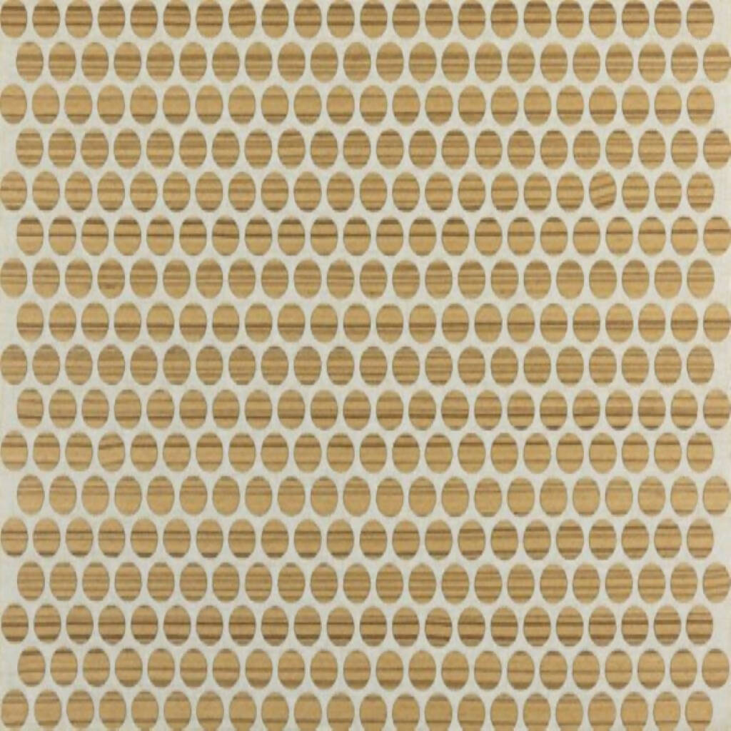 Circles Style Placemat Set, Neutral Place Setting, Unique 2D Wood Design - 2 piece Set - Wear Sierra