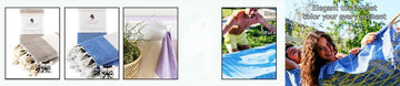 Turkish Cotton Hand Towels for The Bathroom and Kitchen - Wear Sierra