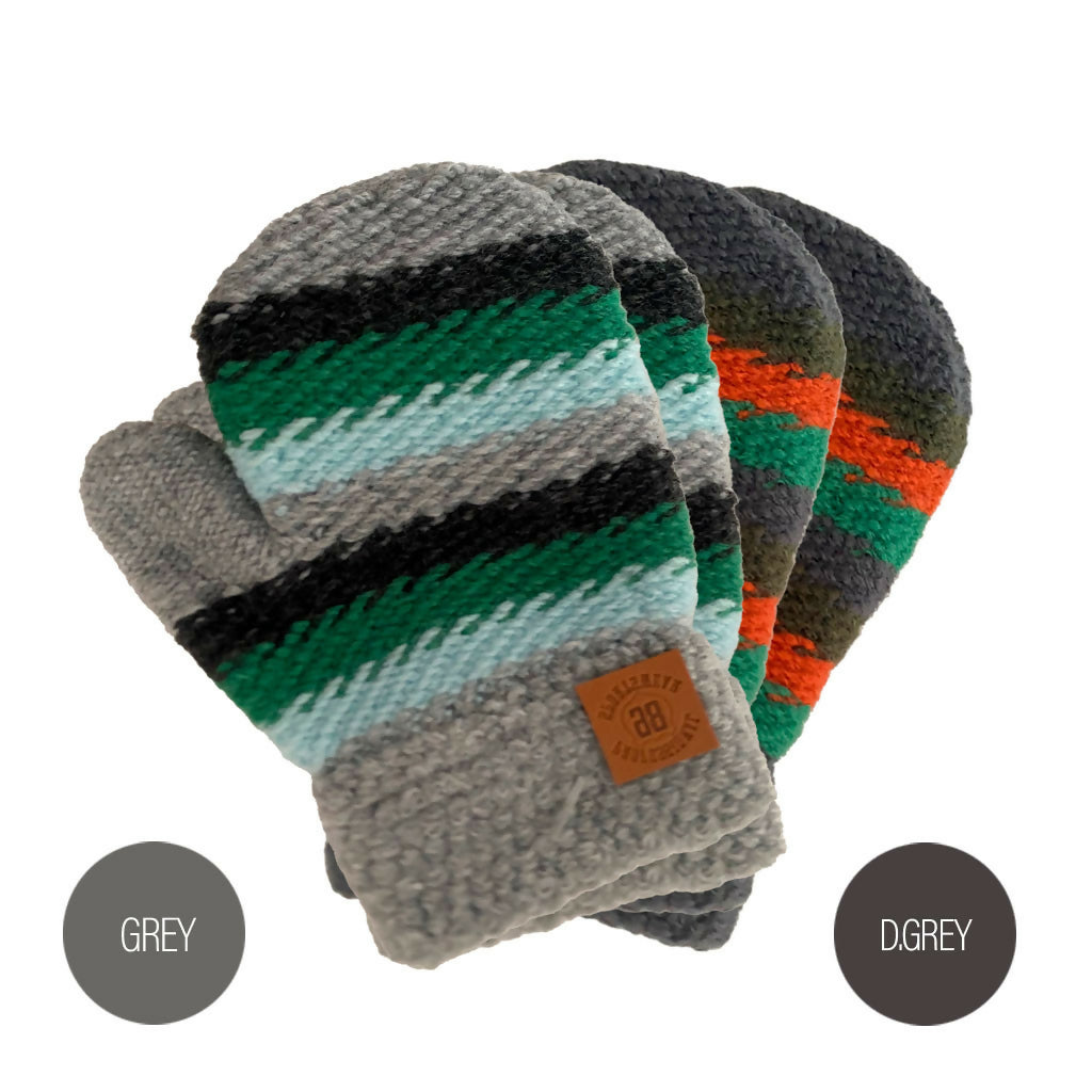 Sierra Socks 2-Pack Knit Mittens for Babies & Toddlers, Unisex Winter Gloves