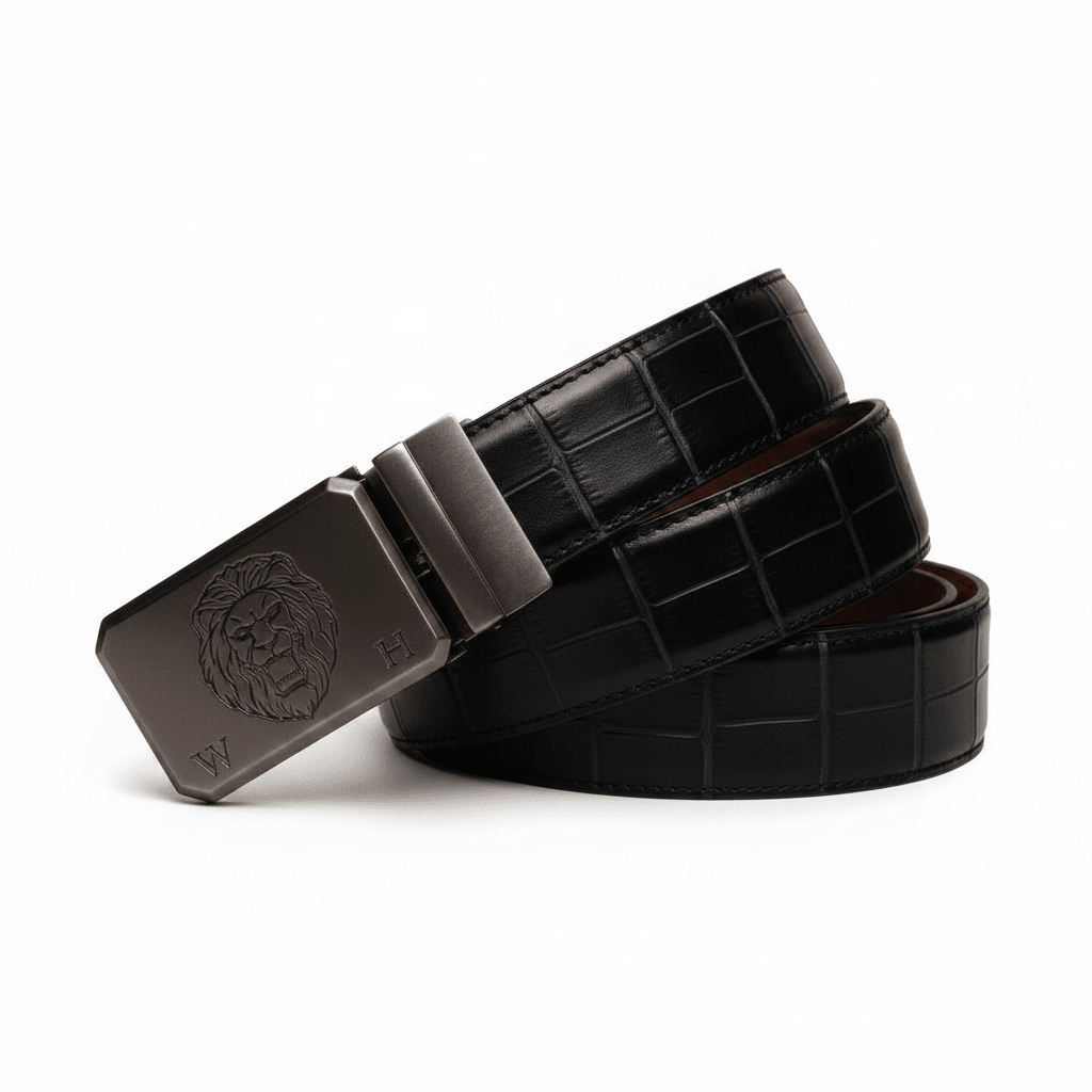 100% Genuine Alligator Exotic Skin Cut-To-Length 50" Leather Strap For Men - Wear Sierra