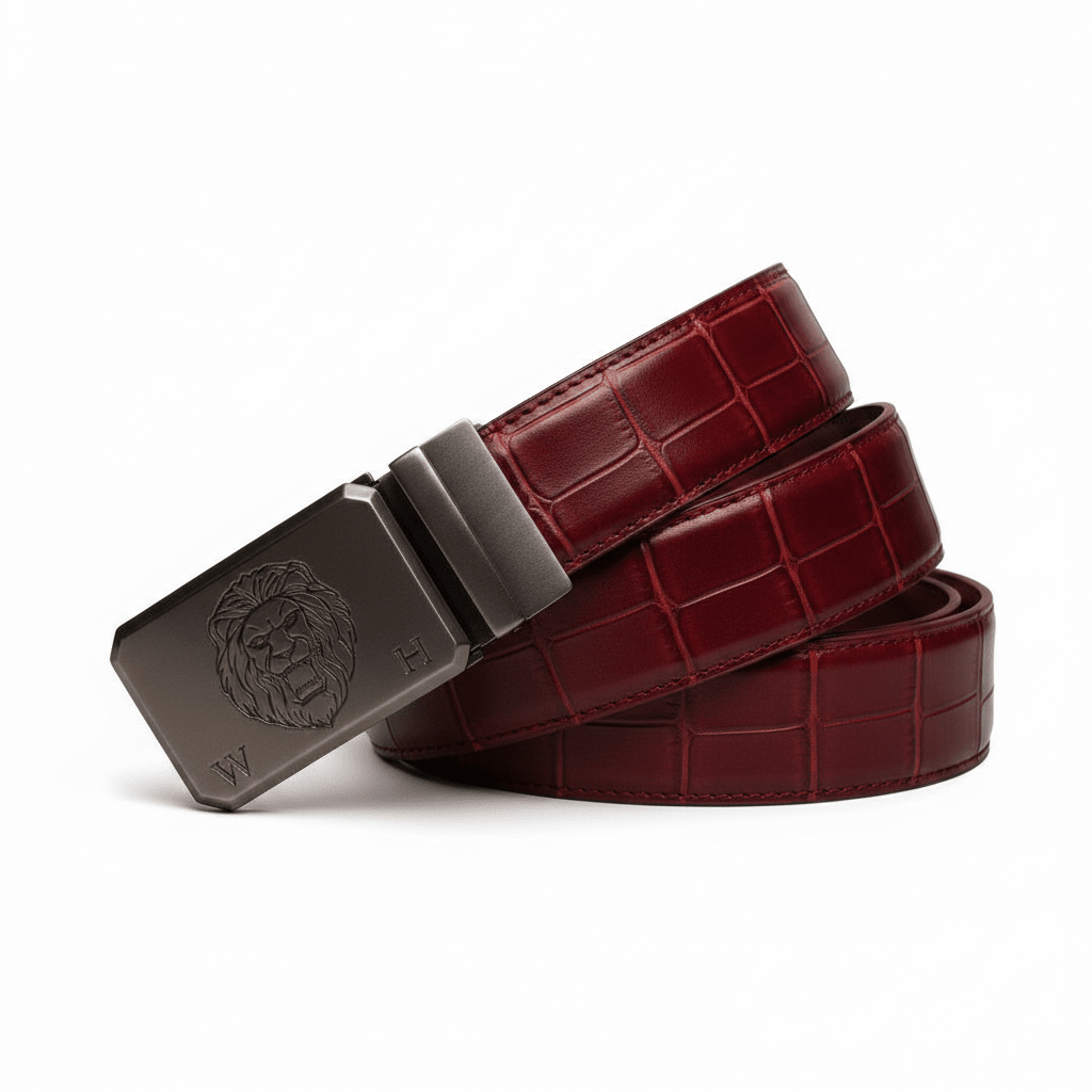 100% Genuine Alligator Exotic Skin Cut-To-Length 50" Leather Strap For Men - Wear Sierra