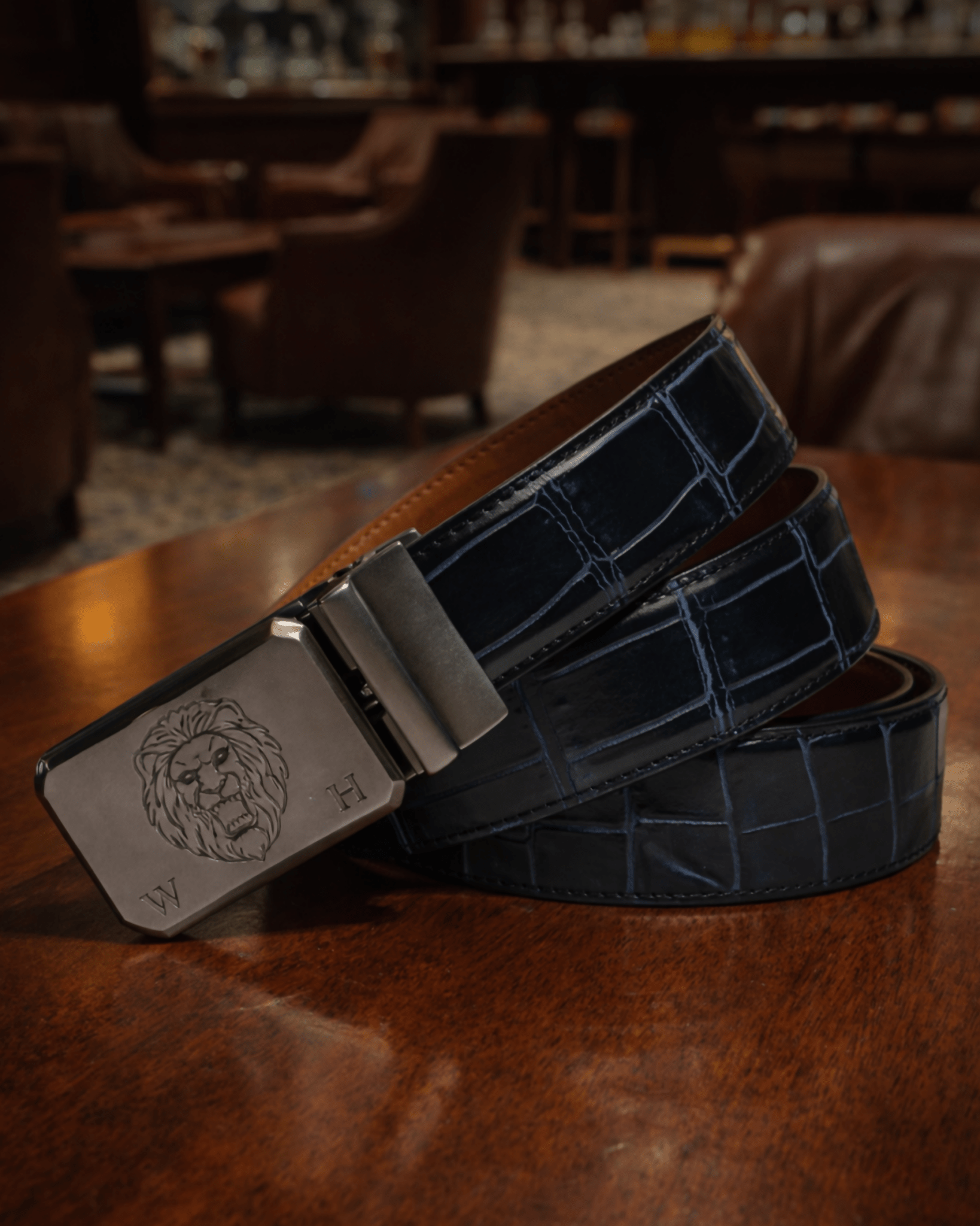 100% Genuine Alligator Exotic Skin Cut-To-Length 50" Leather Strap For Men - Wear Sierra