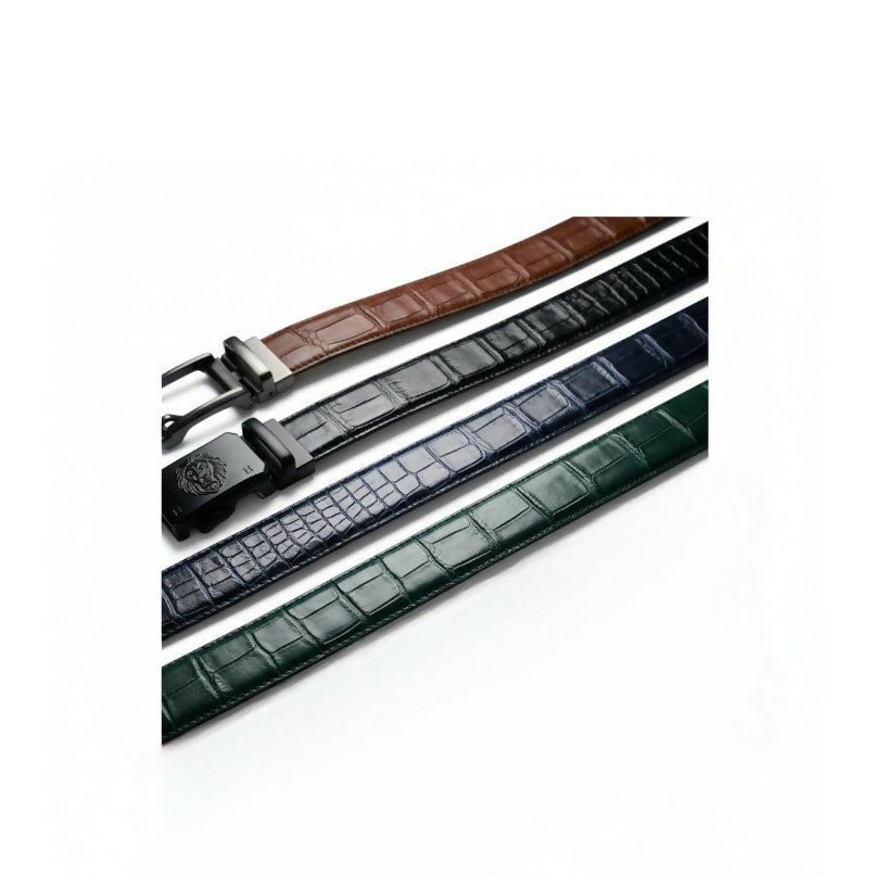 100% Genuine Alligator Exotic Skin Cut-To-Length 50" Leather Strap For Men - Wear Sierra