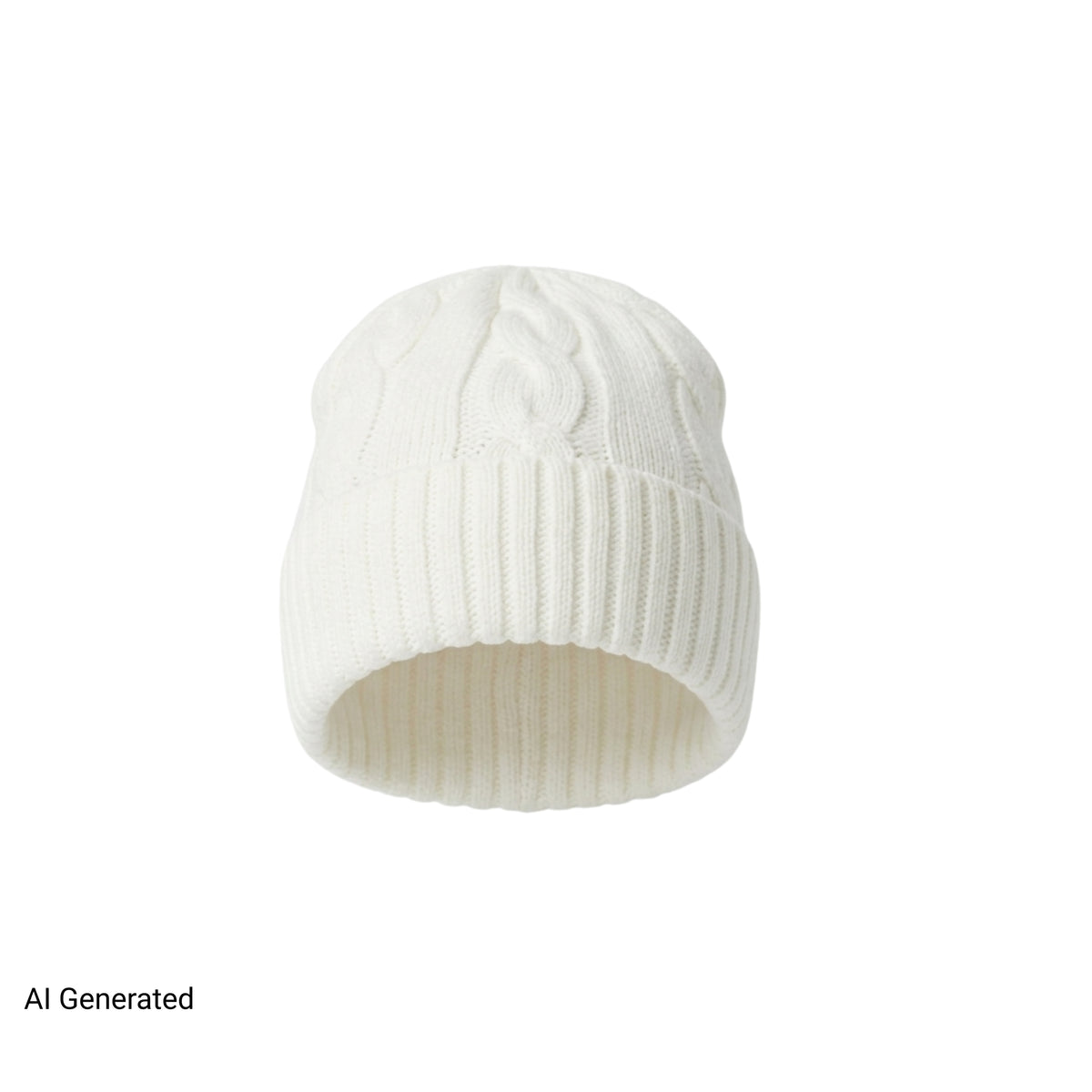 Women's Cable Knit Ponytail Beanie – Warm Winter Hat