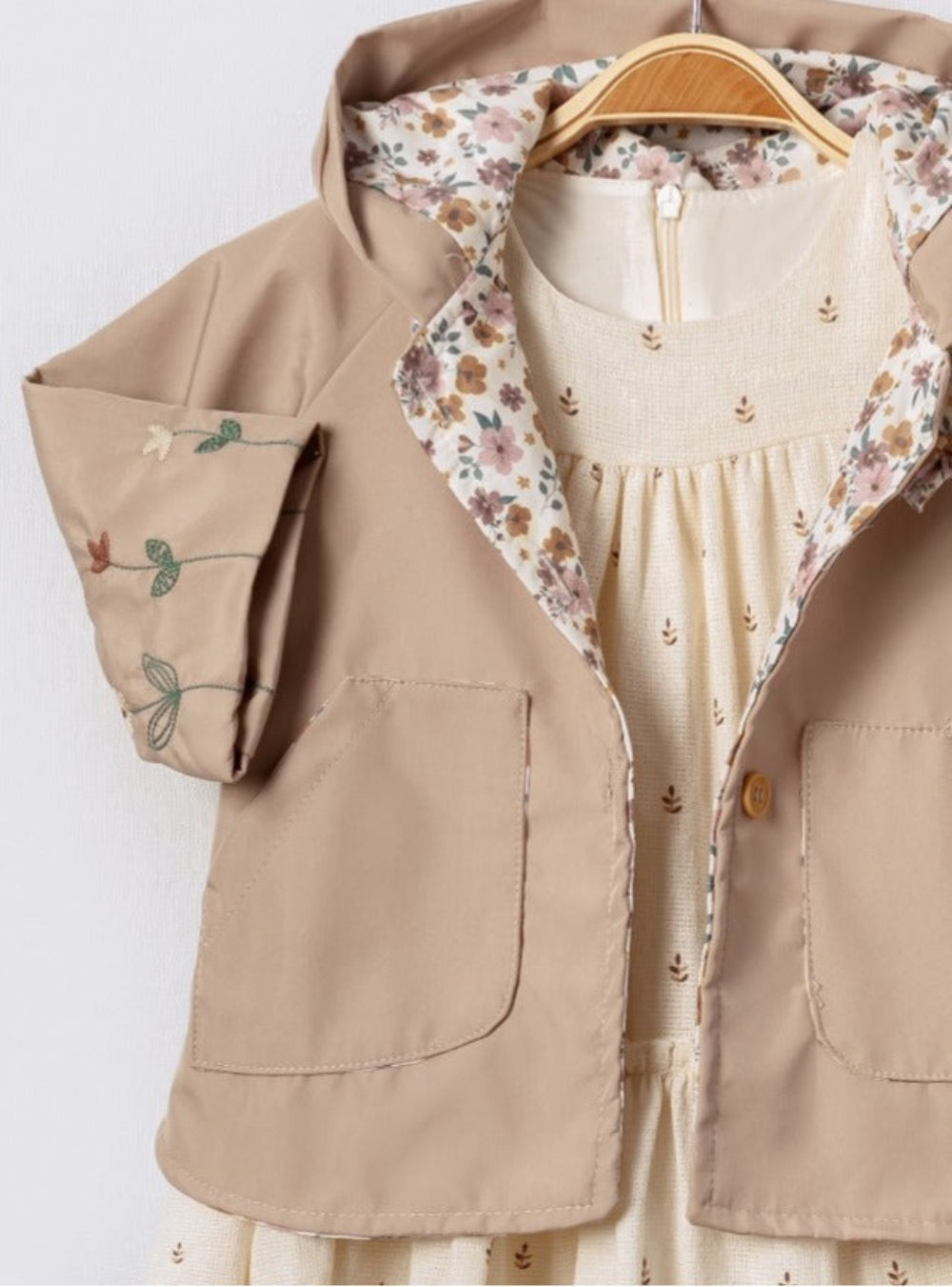 Adorable Little Girls' Dress - Perfect for Dressy Event, Summer and Fall 2-Piece Girls' Outfit - 0
