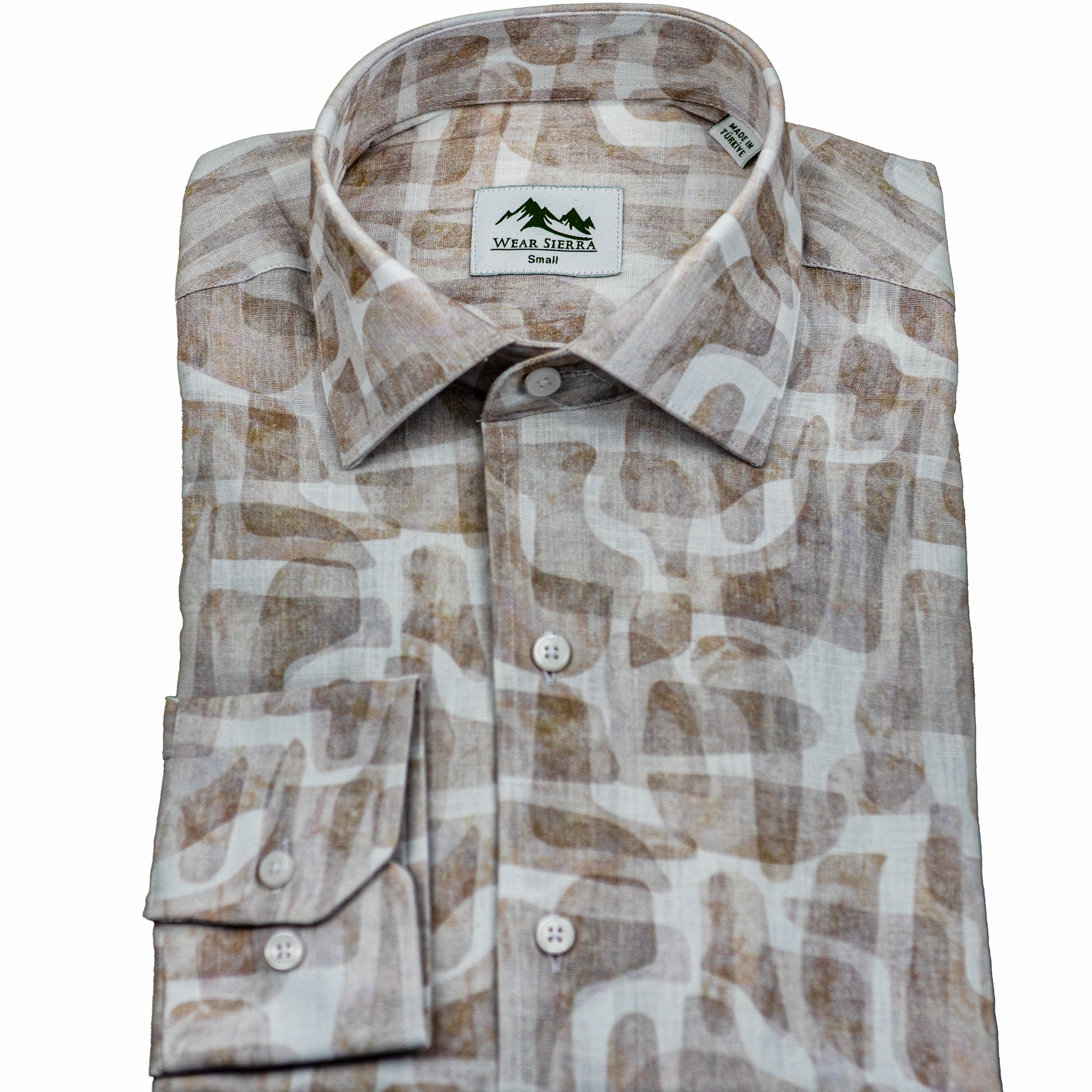 Wear Sierra Top Shelf Men's Cotton Long Sleeve Button Up Shirts in Gray