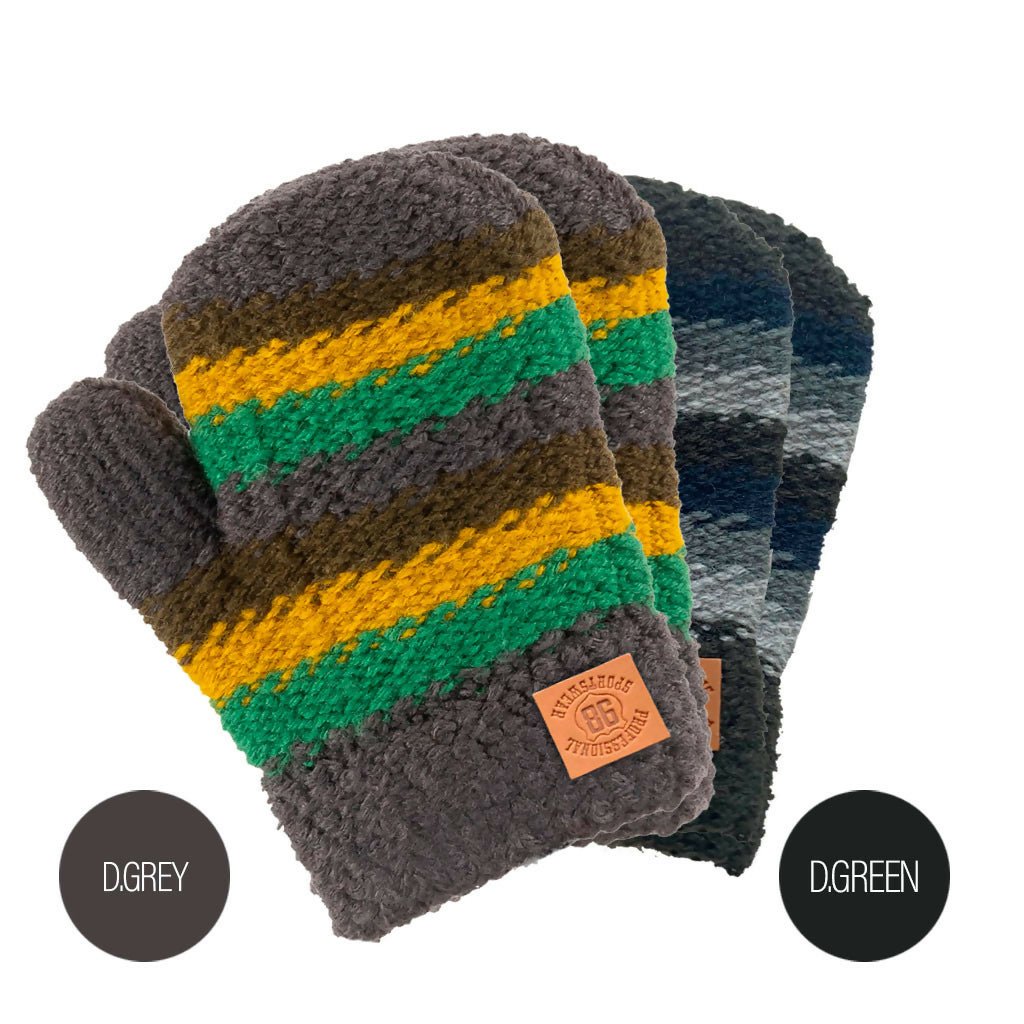 2-Pack Knit Mittens for Babies & Toddlers, Perfect Unisex Winter Gloves for Fall and Winter Season - Wear Sierra