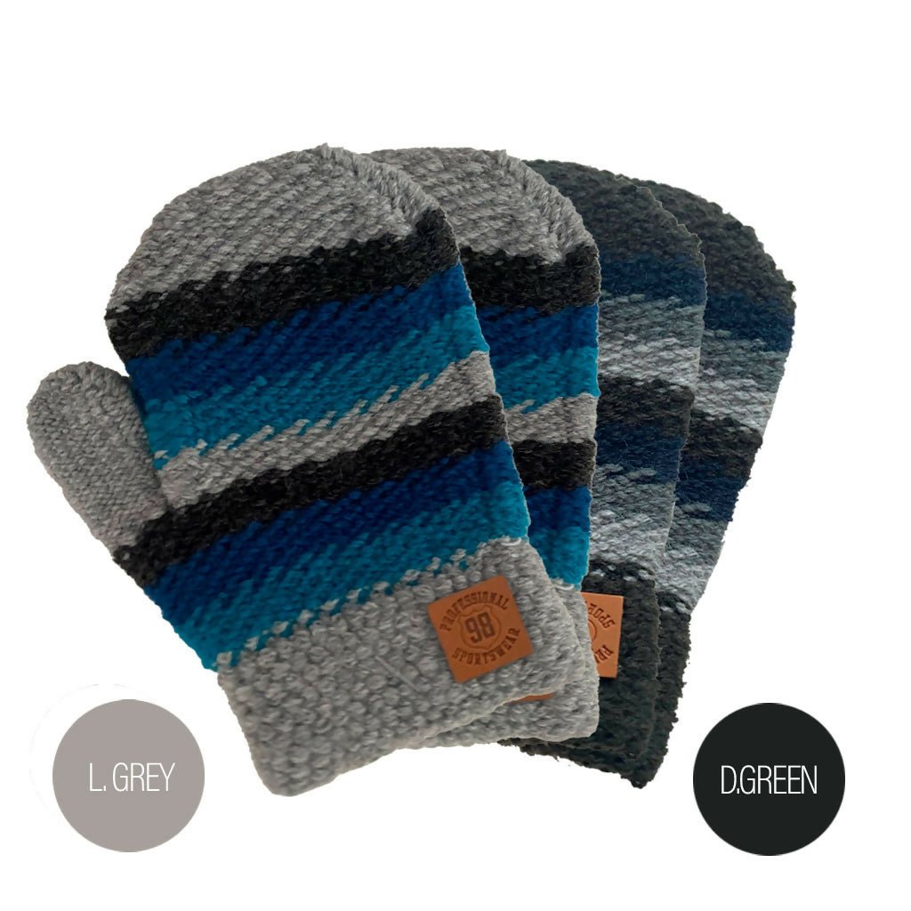 2-Pack Knit Mittens for Babies & Toddlers, Perfect Unisex Winter Gloves for Fall and Winter Season - Wear Sierra