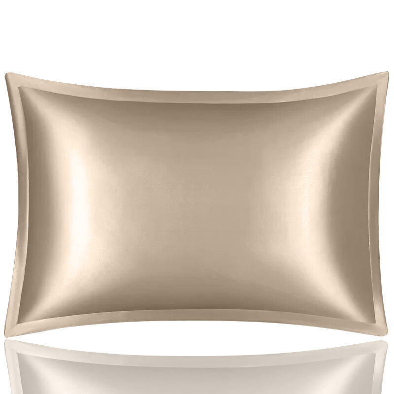 ANYHOUZ Pillowcase 50x90cm Coffee Pure Real Silk For Comfortable And Relaxing Home Bed