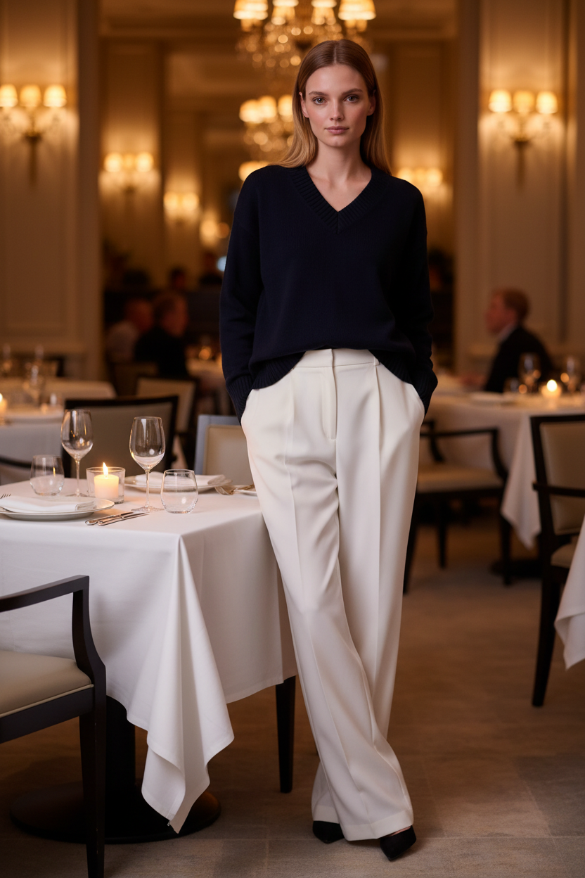 Women's V-Neck Sweater