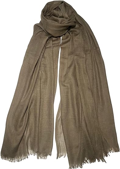 Women's Lightweight Linen-Like Sheer Scarves in Jewel Tone Colors