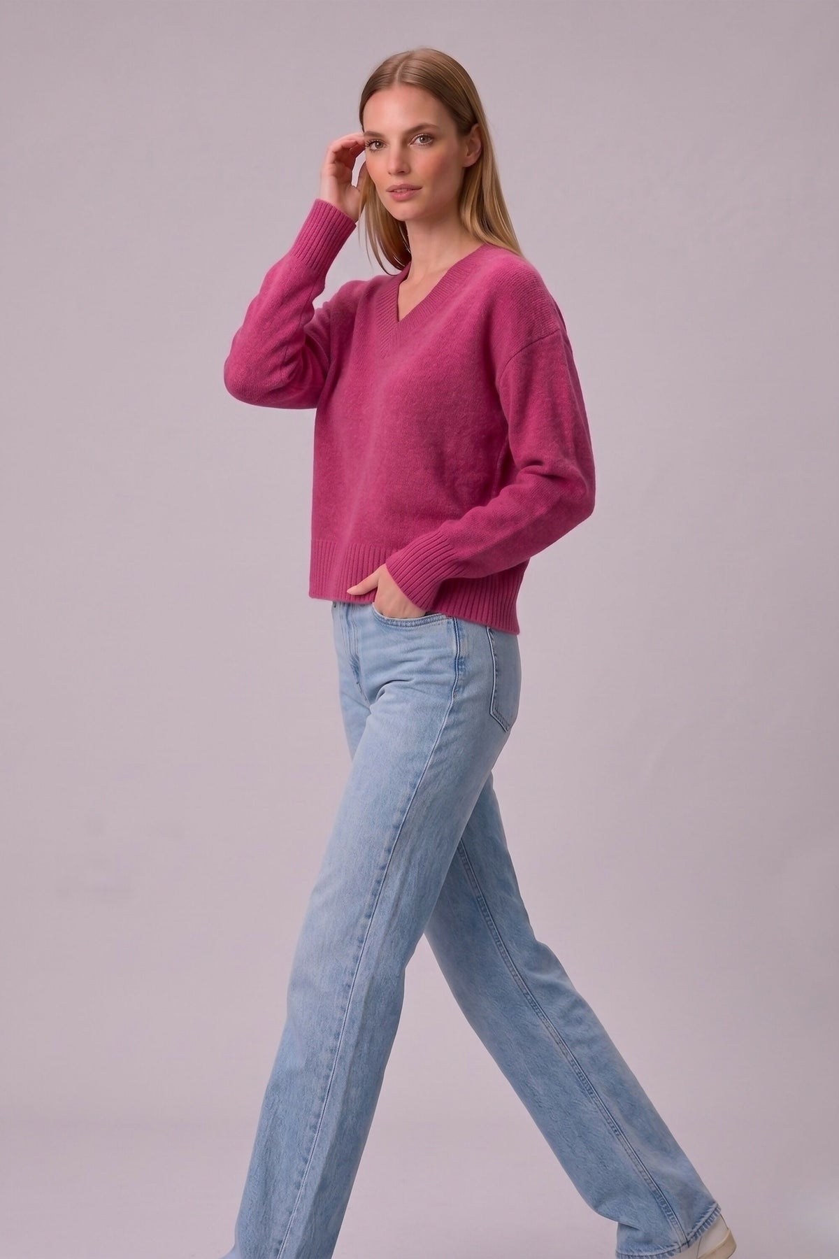 Women's V-Neck Sweater