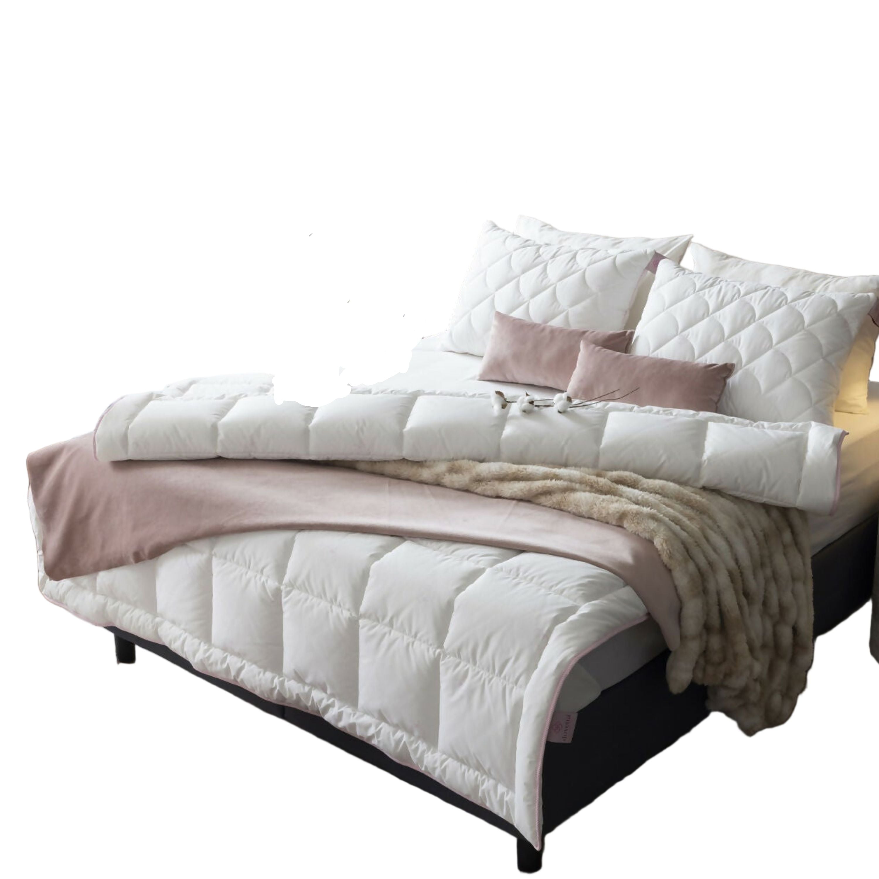 Duvetta 100% Cotton Comforter with Cotton Fabric Cover Premium Quality Cotton -All Season Useable- Duvet-Medium Weight Quilt (Twin)