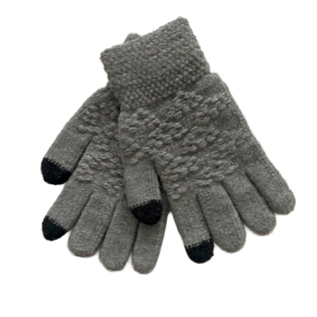Kids Knitted Winter Gloves-toddlers Cozy Mittens For Girls,Ages 4-8