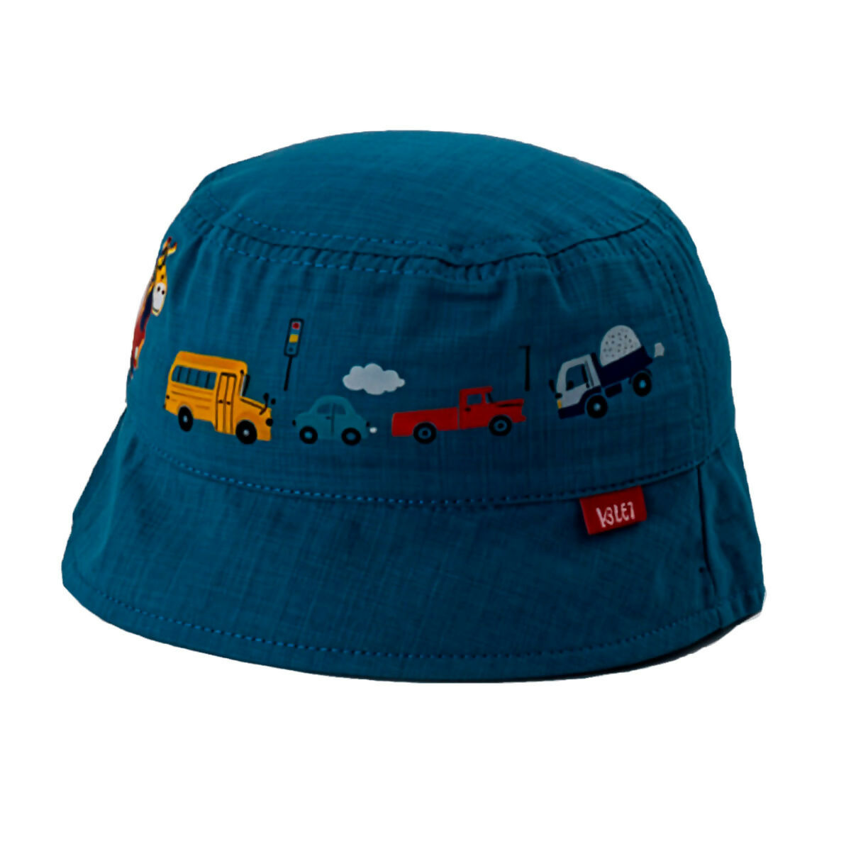 Toddler Boys Bucket Hat With Train Pattern, Fits Ages 1 Year to 4 Years