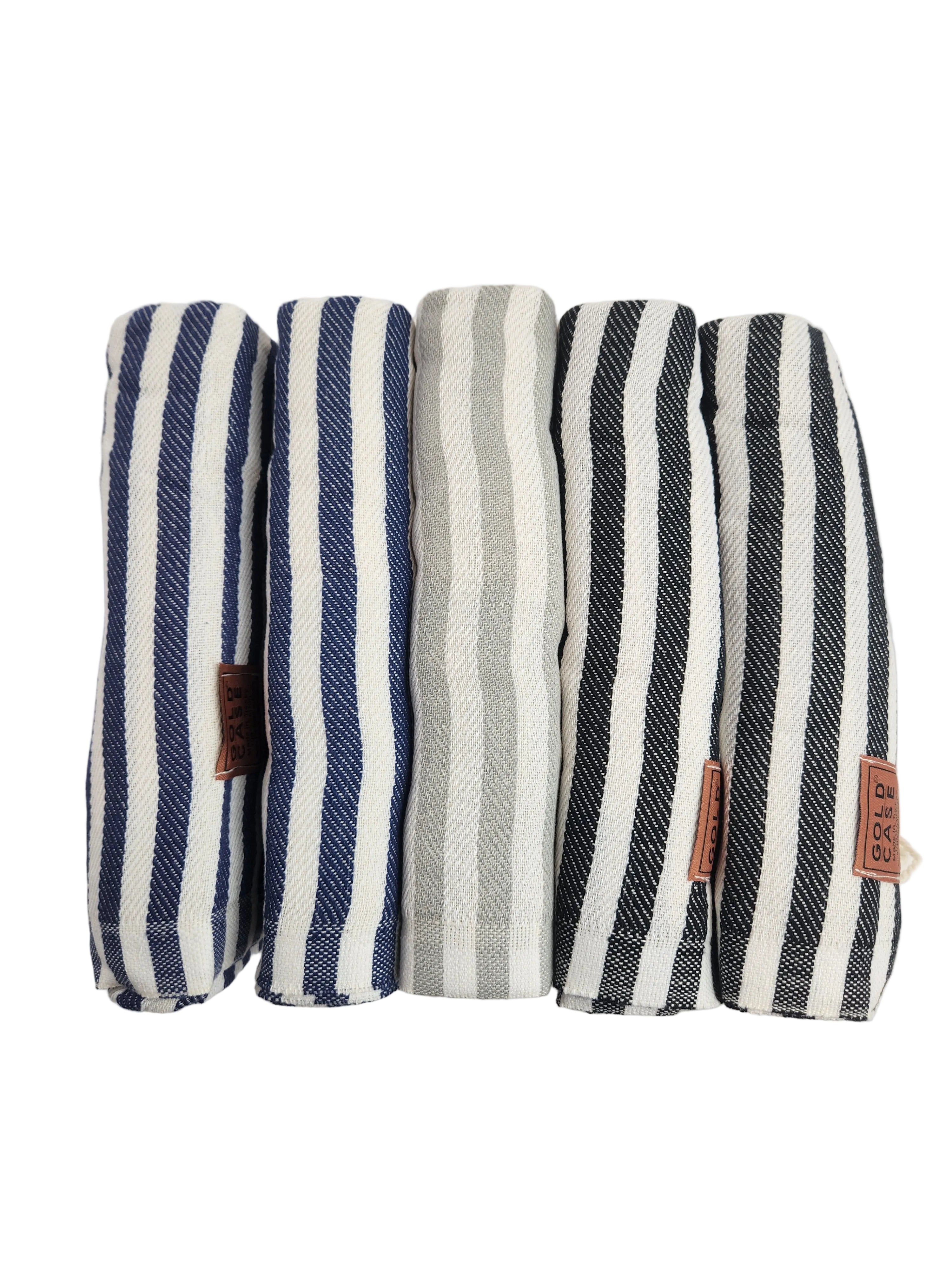 Oversized Turkish Beach Towel Set (5 Pack) – 100% Cotton Beach, Pool, Lake & Spa Towels