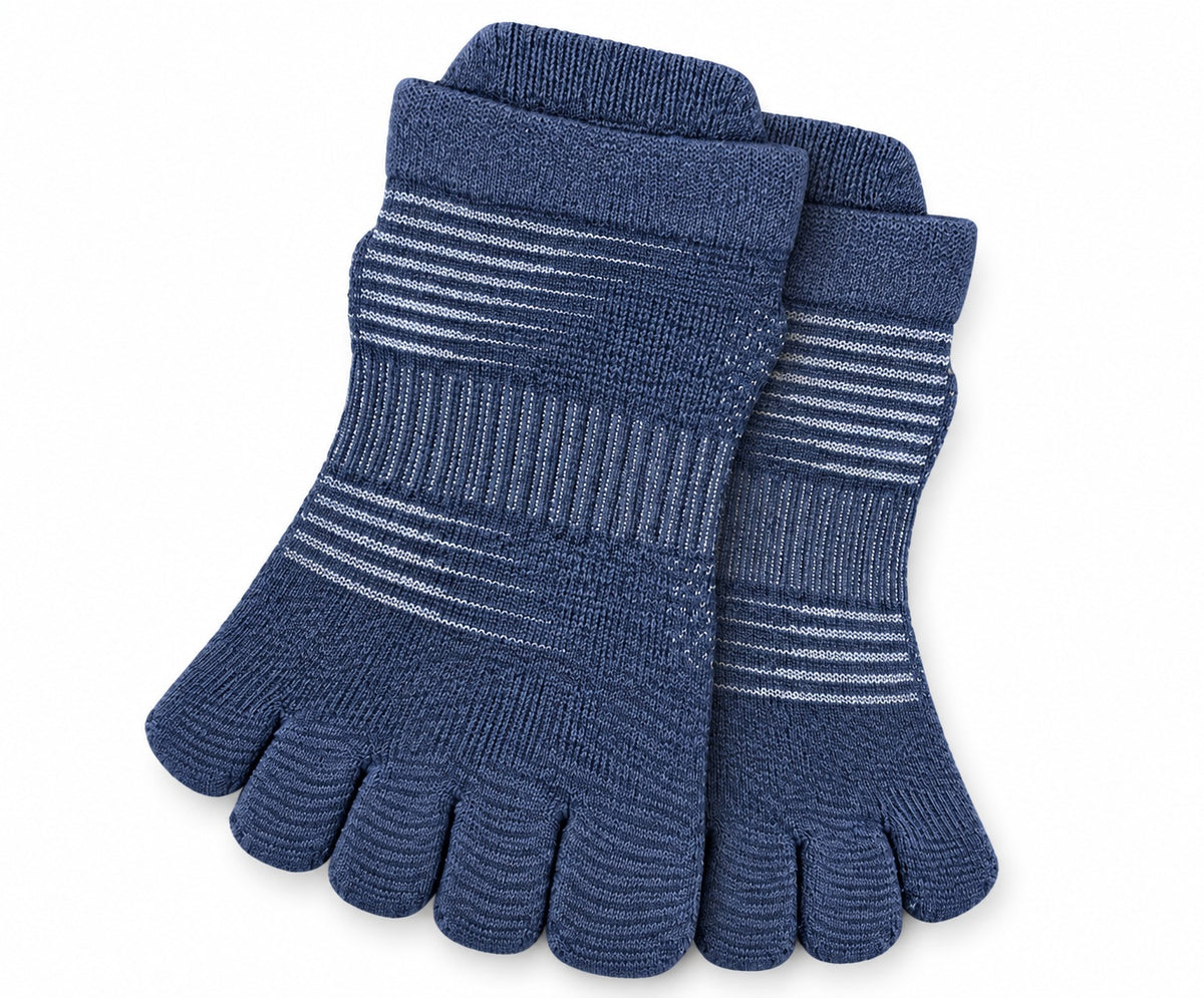 Performance Toe Socks for Men & Women with Enhanced Arch Support