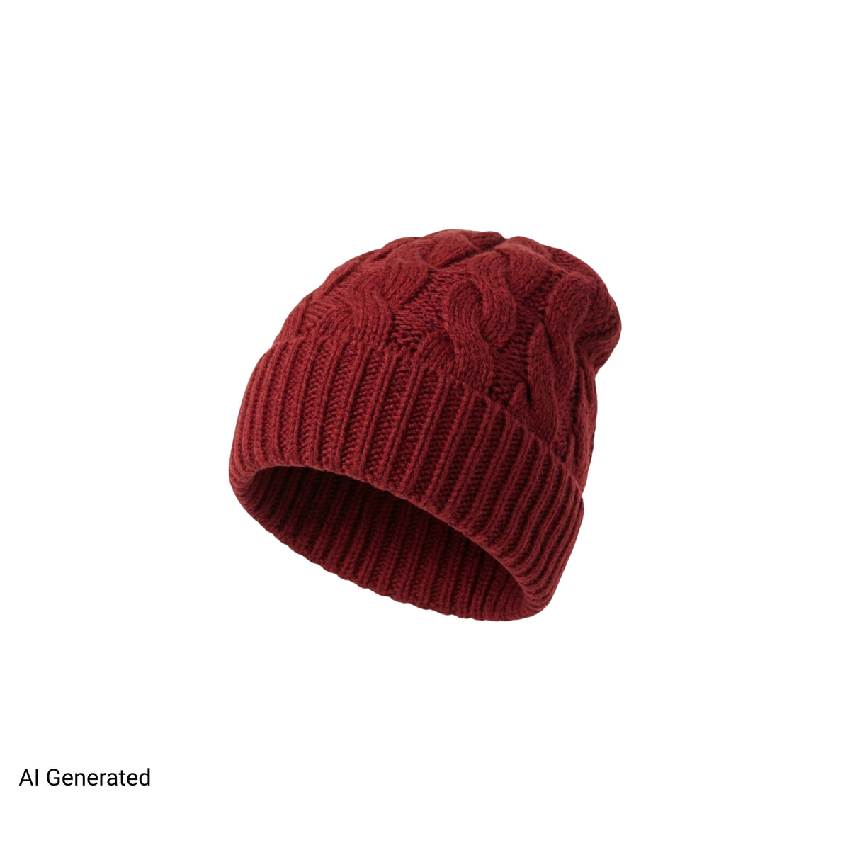 Women's Cable Knit Ponytail Beanie – Warm Winter Hat