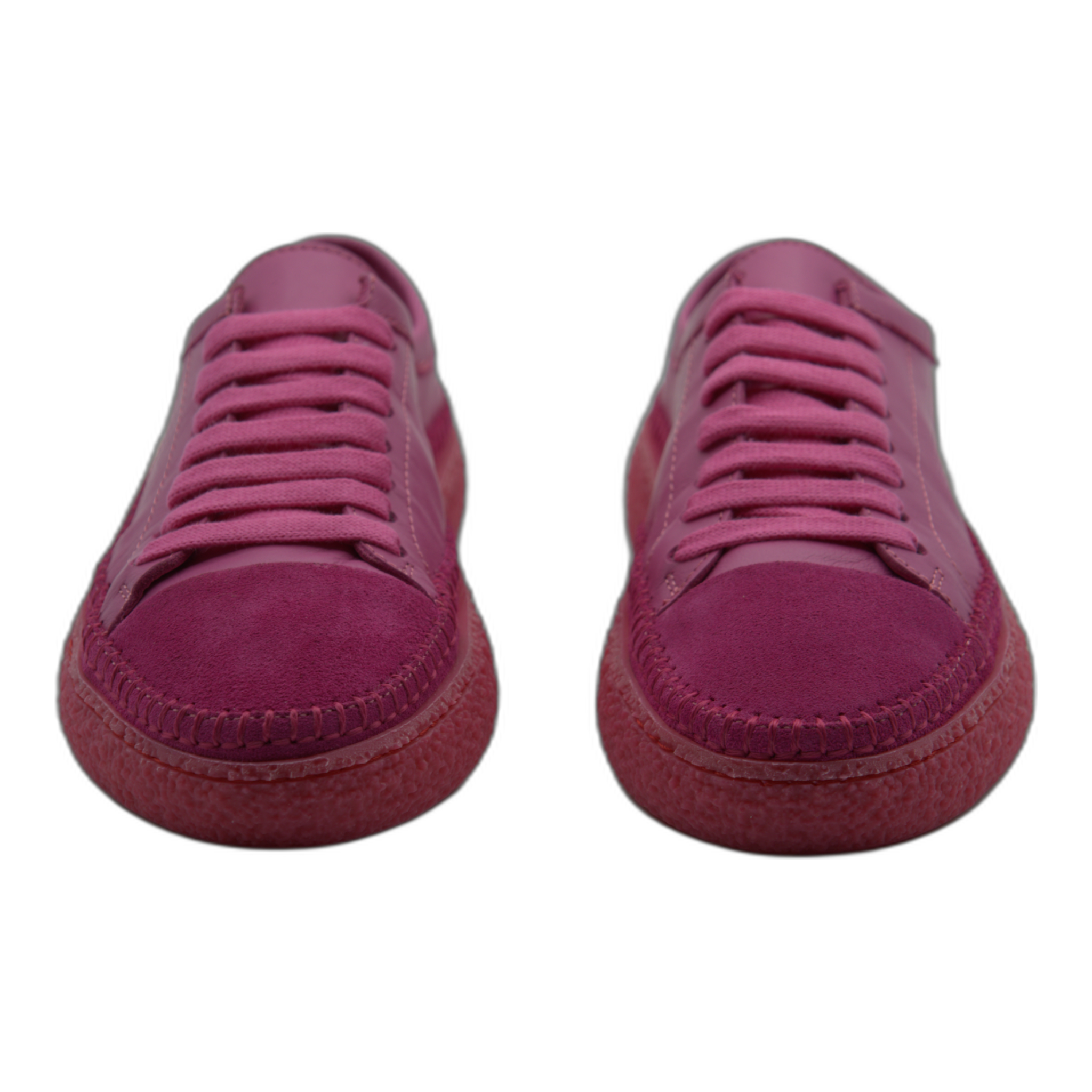 Women's Colorful Leather Sneakers - Great for the Office, Casual Days - Aimee Style