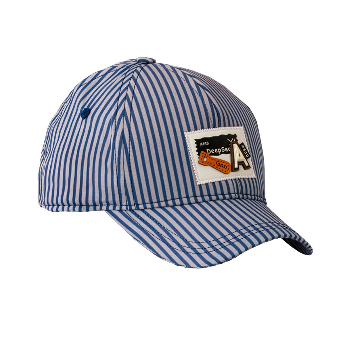 Boys Striped Cap for Summer, Fits Ages 5 Years to 8 Years
