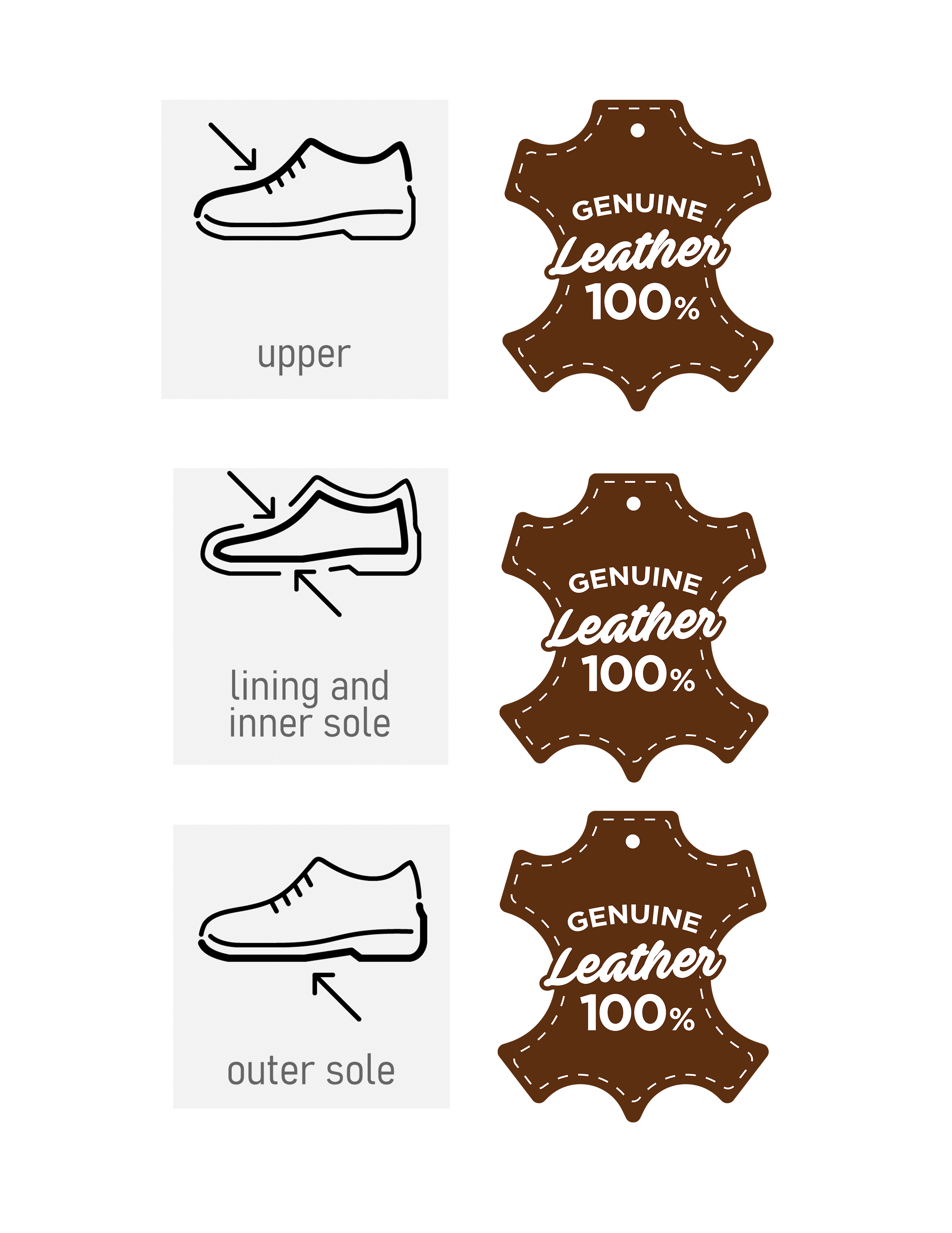 Men's Wingtip Dress Shoes in All Leather