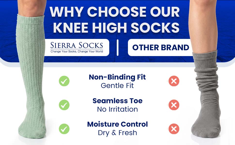 Women's Solid Color Ribbed Crew Turn Cuff Soft Socks in 3-Pair Pack