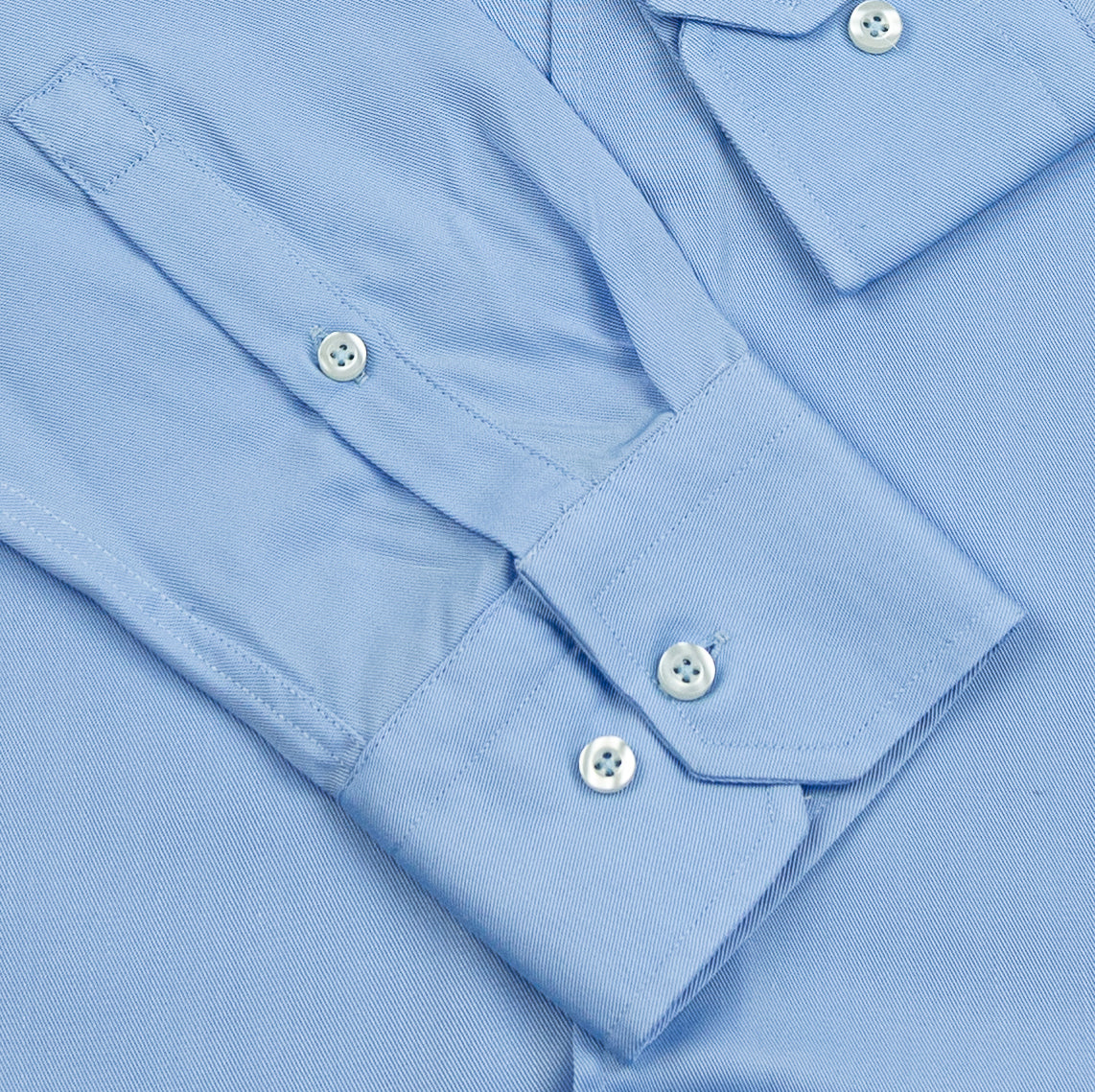 Wear Sierra Top Shelf Men's Turkish Cotton Long Sleeve Button Up Shirt in Classic Blue, Casual Friday Shirt for Men