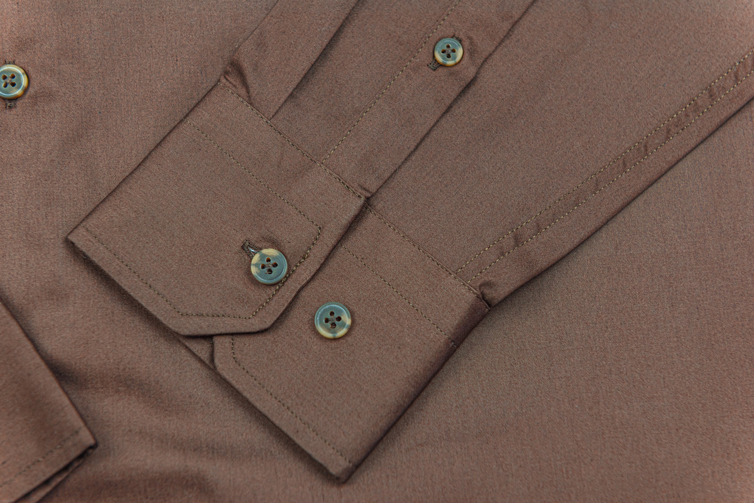 Wear Sierra Top Shelf Men's Turkish Cotton Long Sleeve Button Up Shirt in Brown, Perfect Casual Friday Shirt for Men