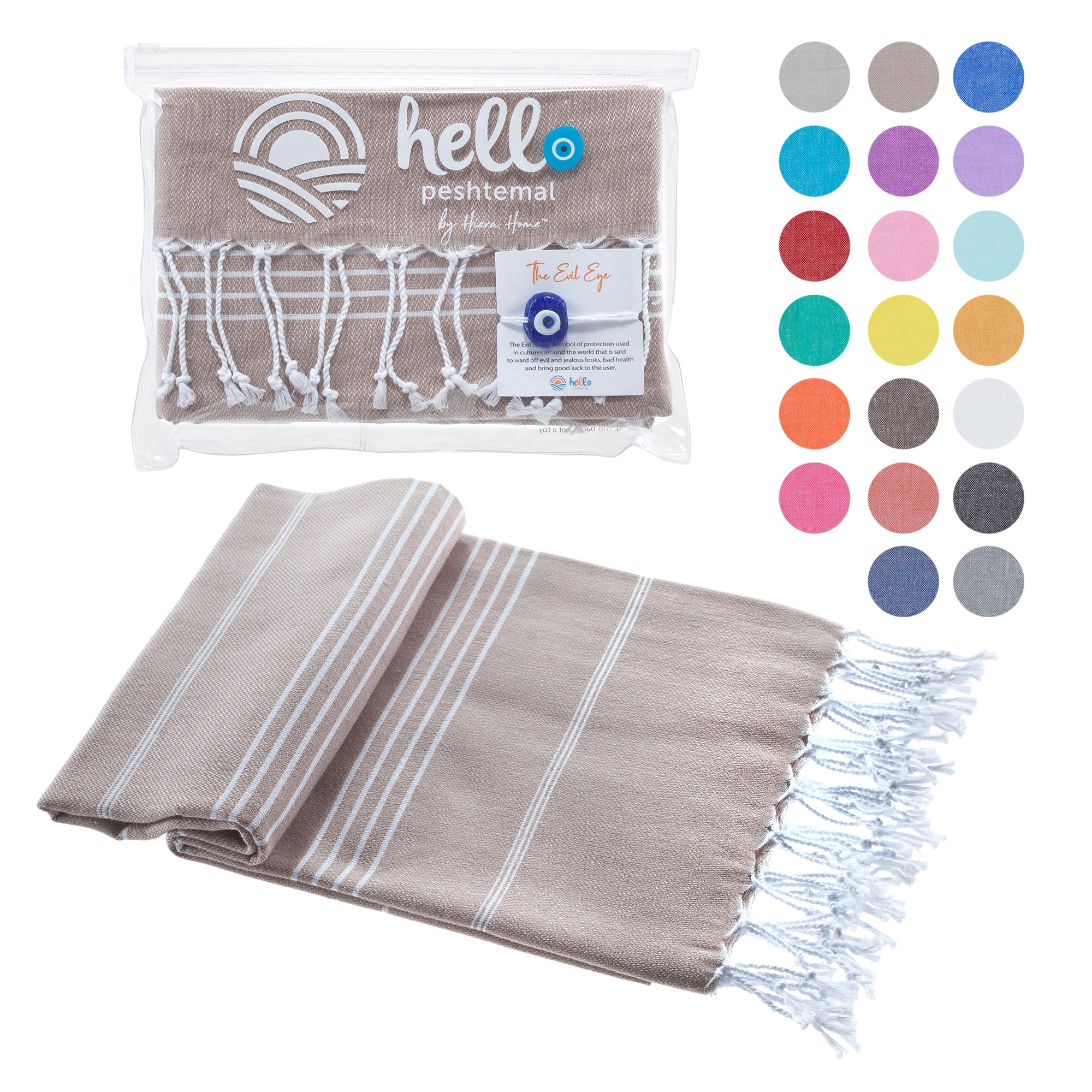 Turkish Cotton Beach Towel, Prewashed, Soft, Absorbent, Quick Dry, Oversized Bath Towels for Bathroom, Pool, Travel, Picnics, Size 39x71
