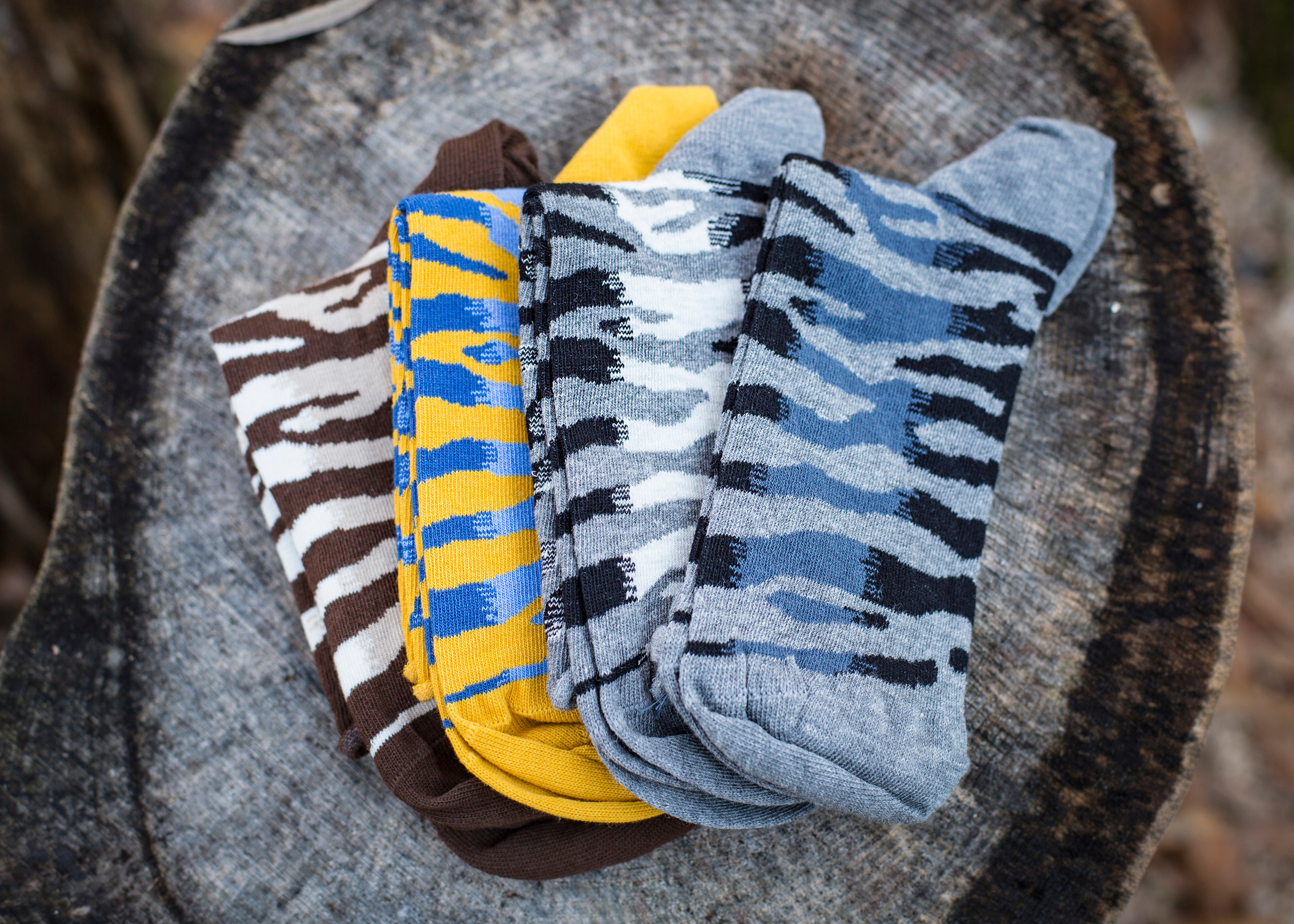 Sierra Socks Zebra Pattern Hi Anklet Casual Cotton Women's 2 Pair Pack Socks