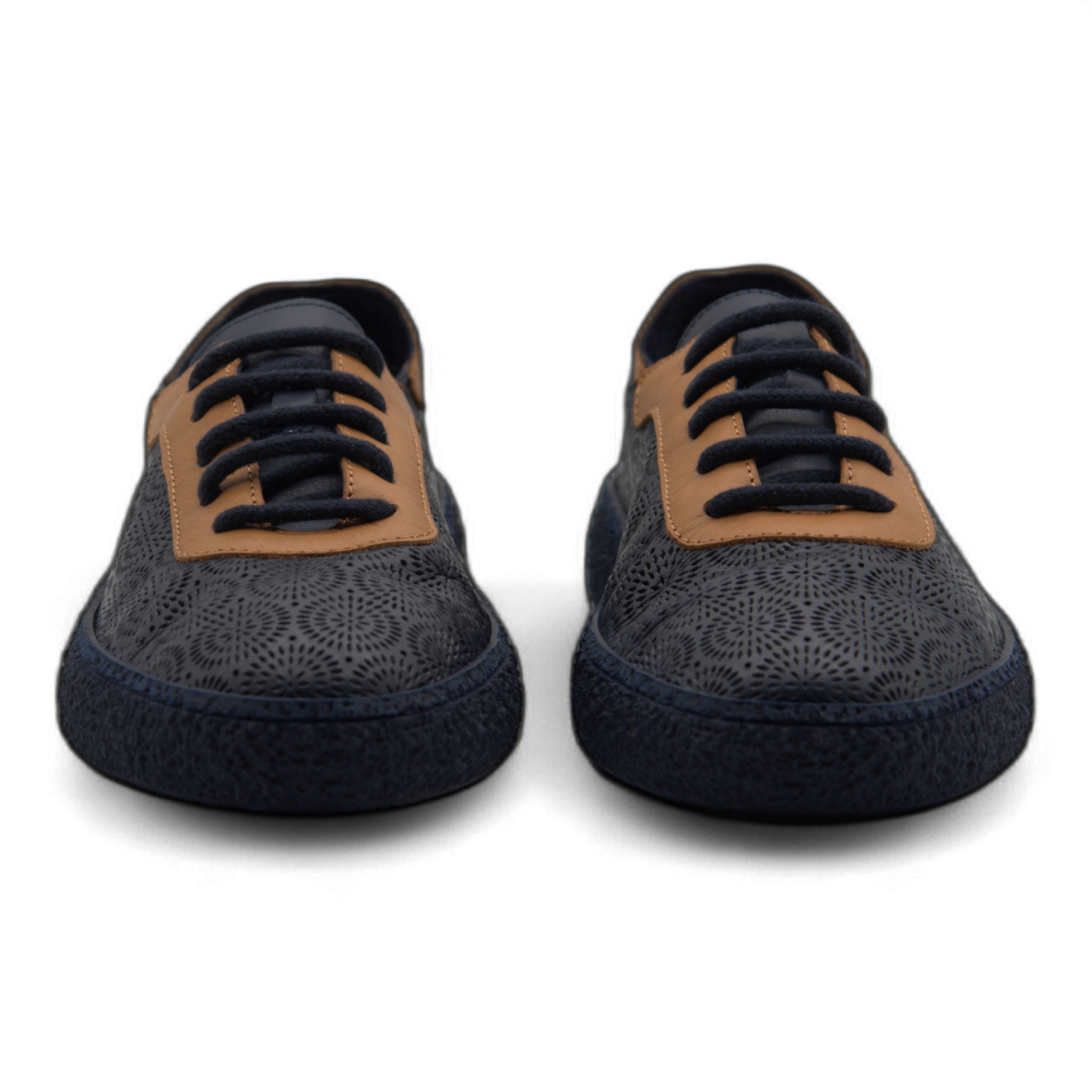 Women's Lace-Up Slip On Leather Sneakers
