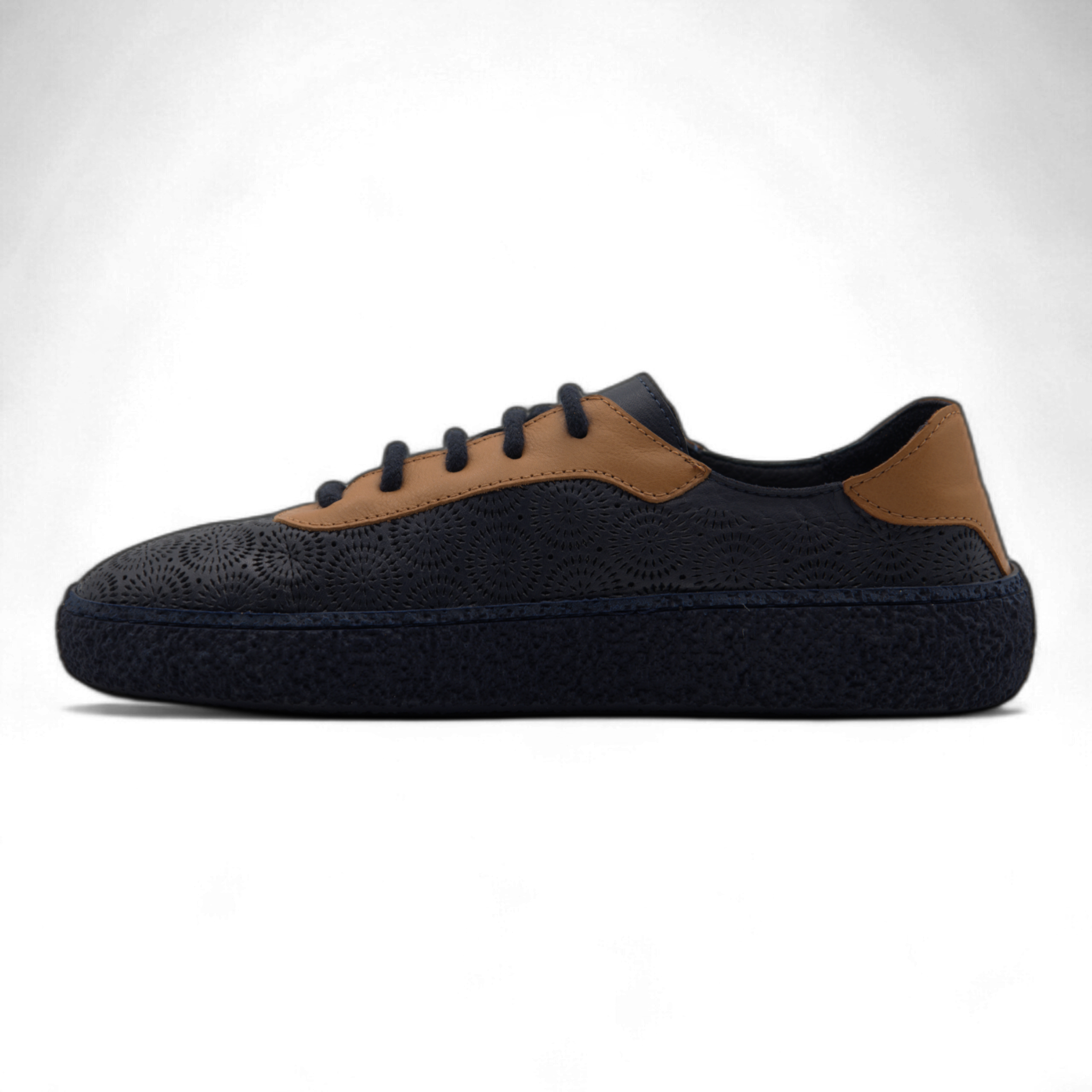Women's Lace-Up Slip On Leather Sneakers