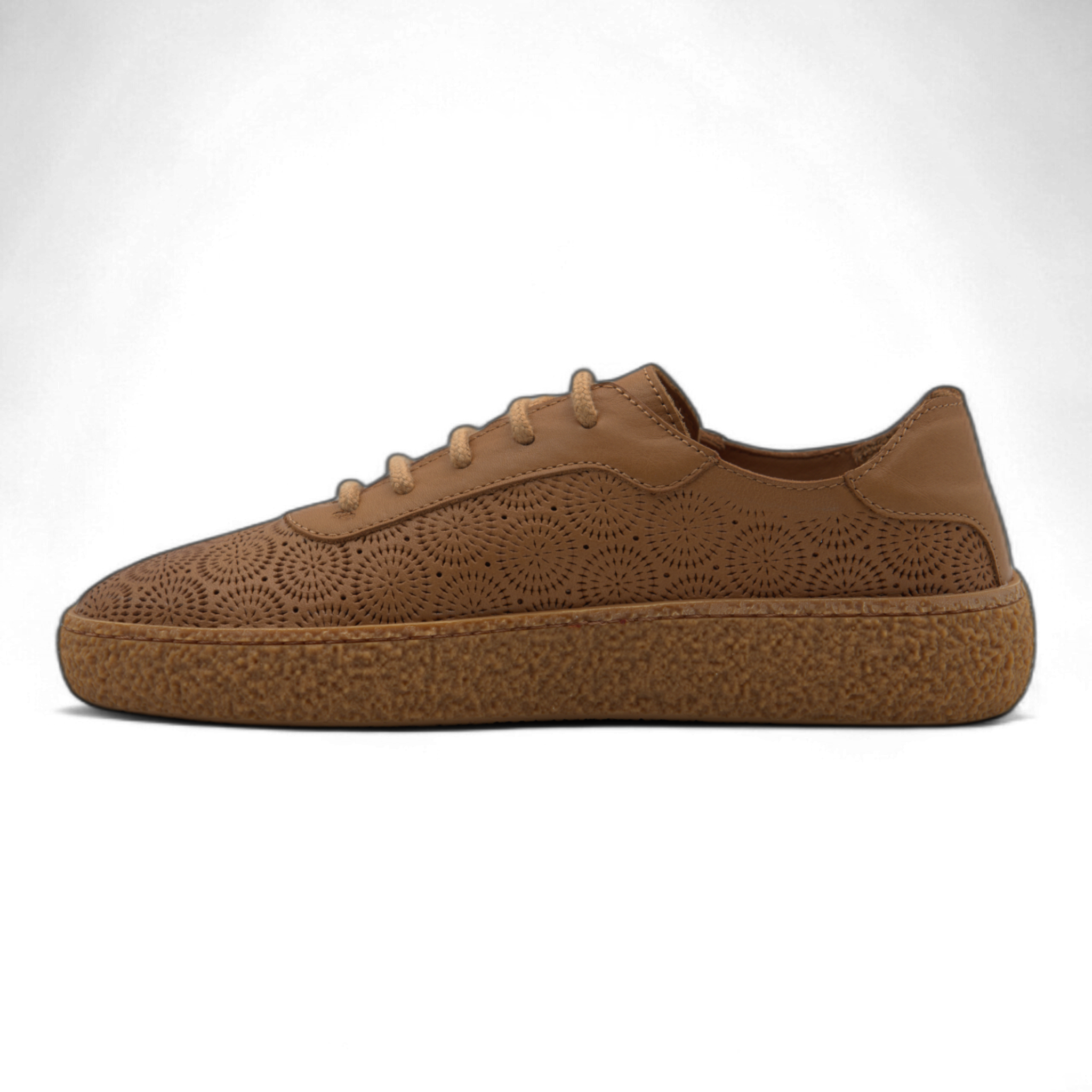Women's Lace-Up Slip On Leather Sneakers