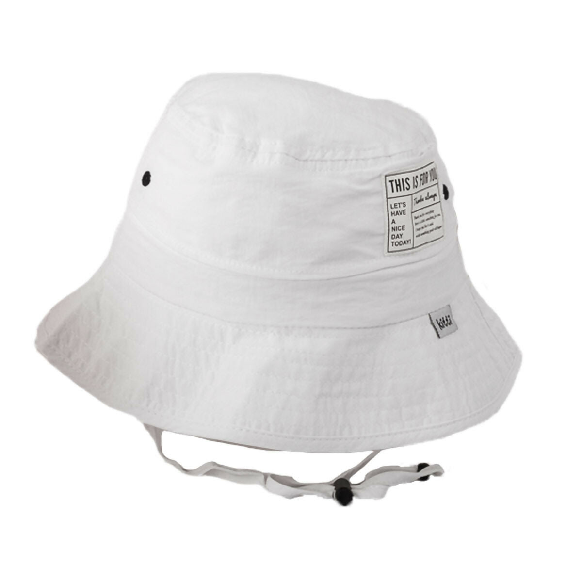 Girls Adjustable Wide Brim Sun Hat - Fits Ages 6 Years to 8 Years