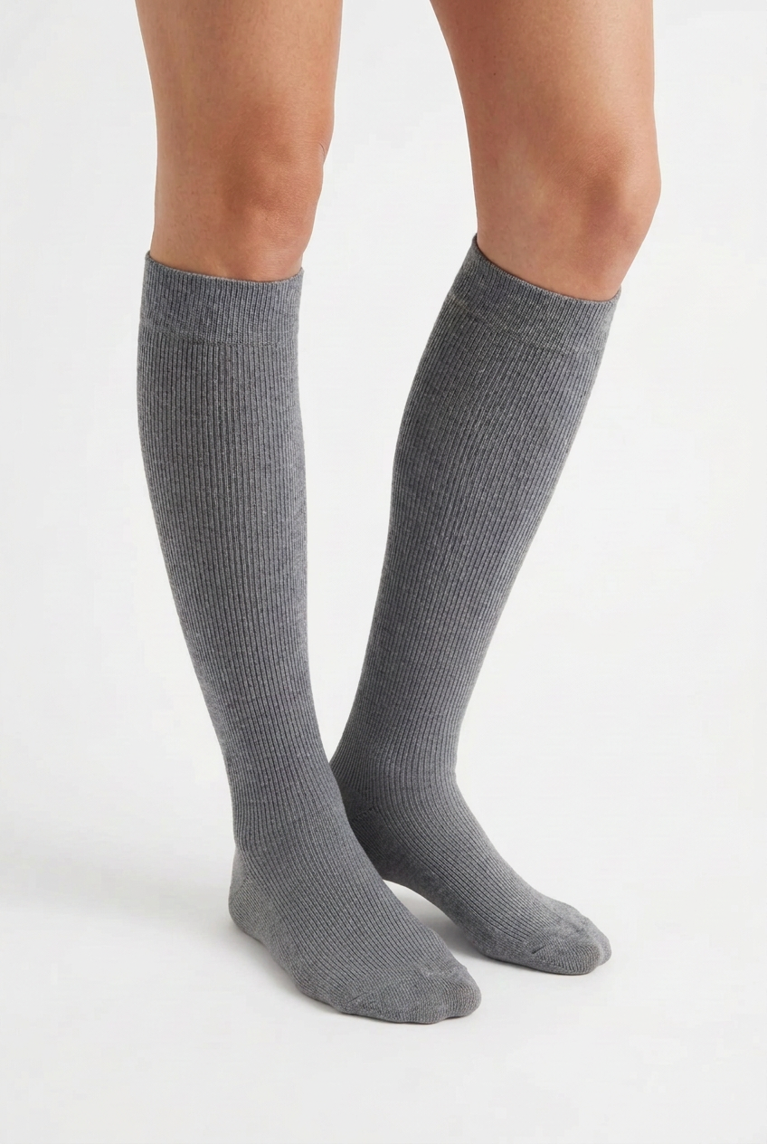 Compression Knee-High Socks for Men & Women – Soft, Everyday Support and Comfort (15-20mmHg)
