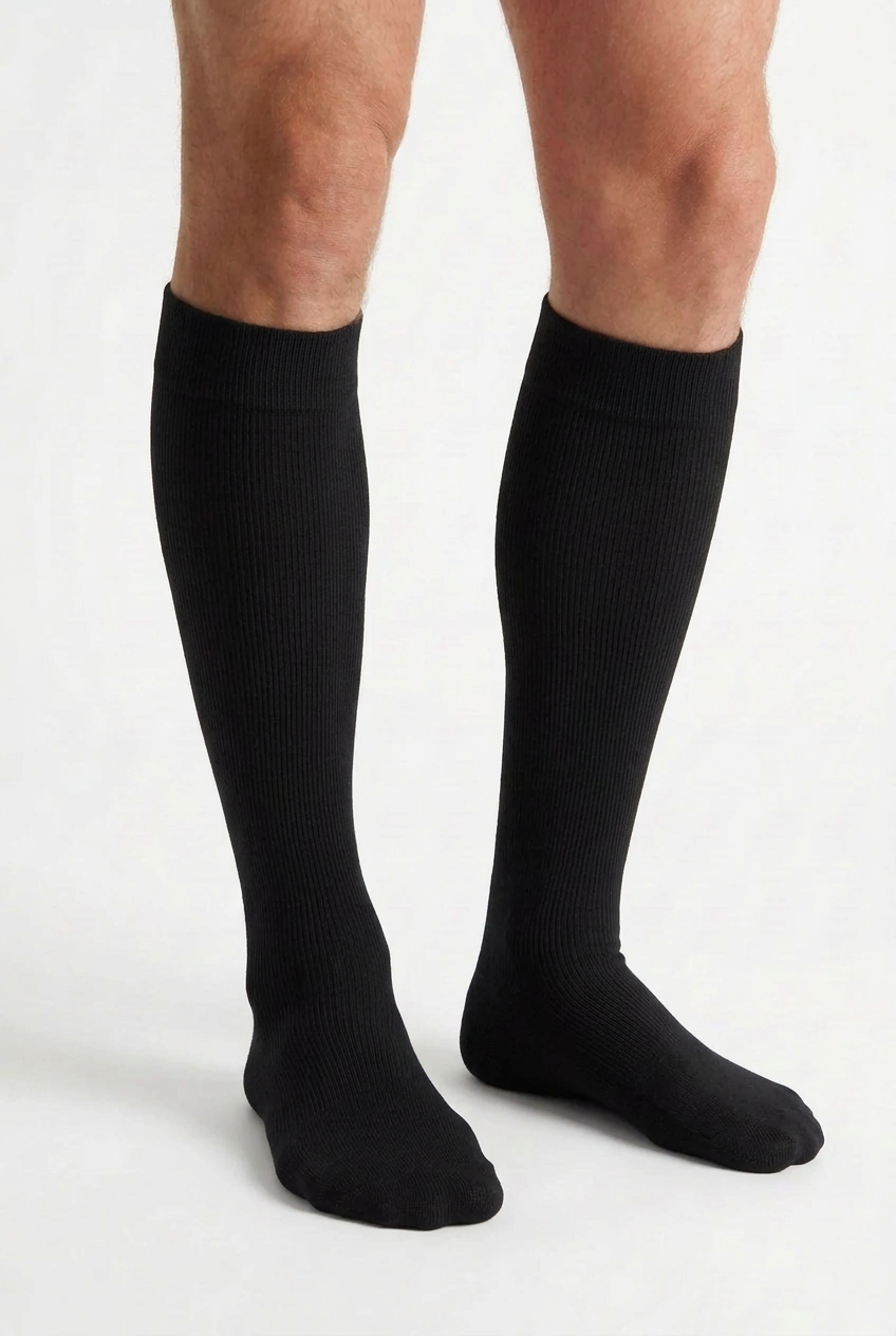 Compression Knee-High Socks for Men & Women – Soft, Everyday Support and Comfort (15-20mmHg)