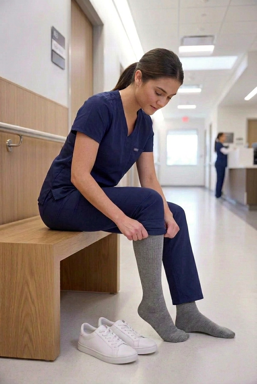 Compression Knee-High Socks for Men & Women – Soft, Everyday Support and Comfort (15-20mmHg)