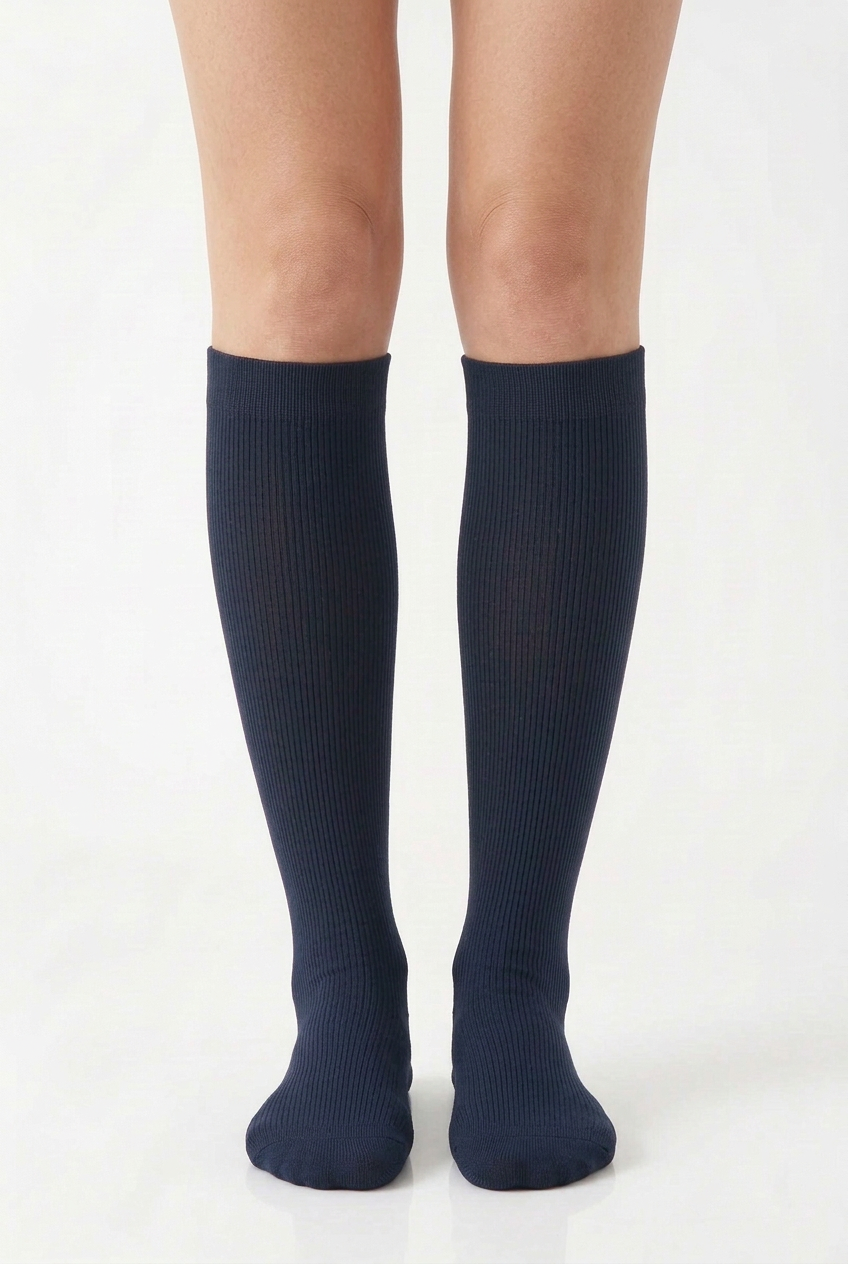 Compression Knee-High Socks for Men & Women – Soft, Everyday Support and Comfort (15-20mmHg)